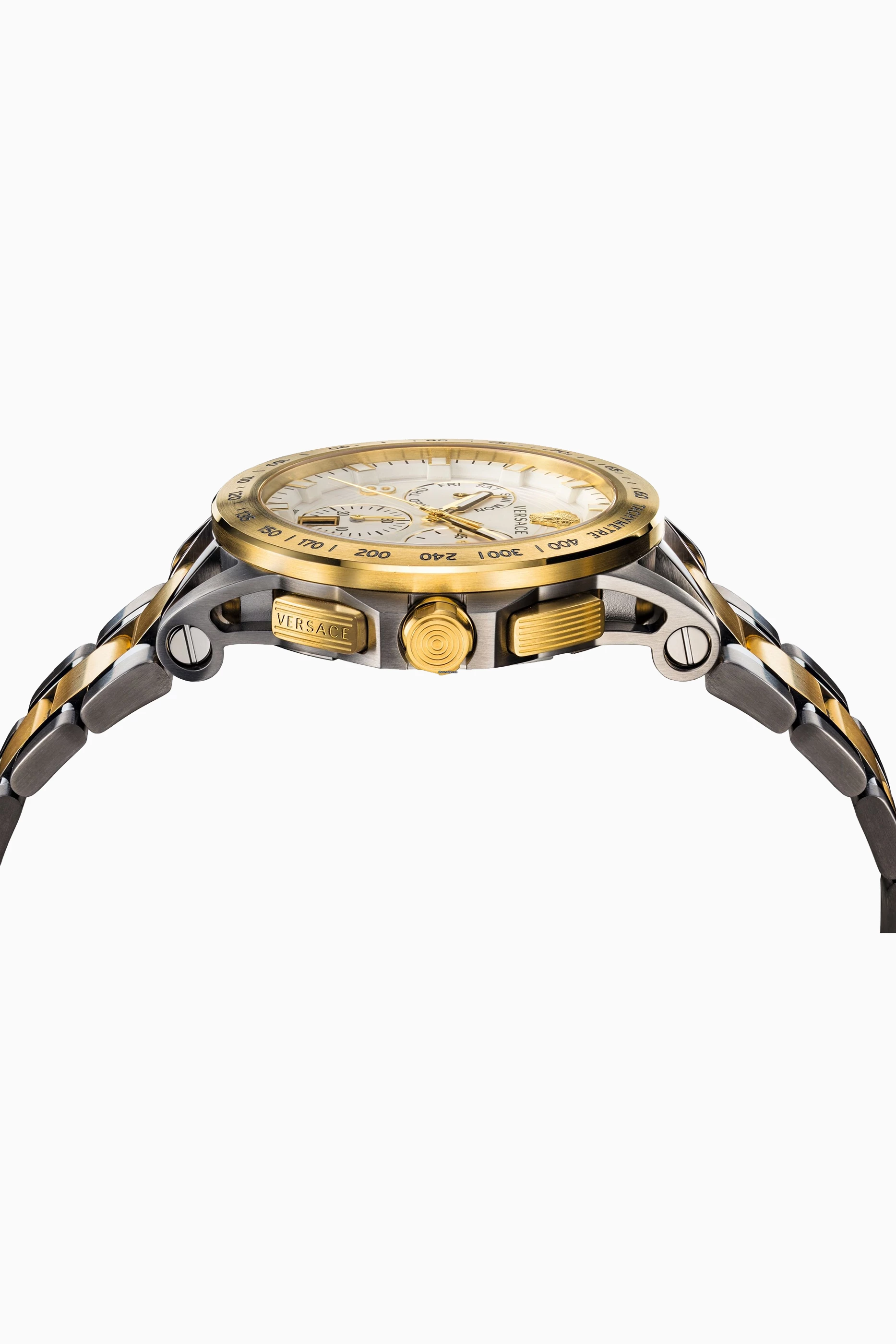 Buy Versace Gold Sport Tech Chronograph Watch For Men Online Ounass UAE