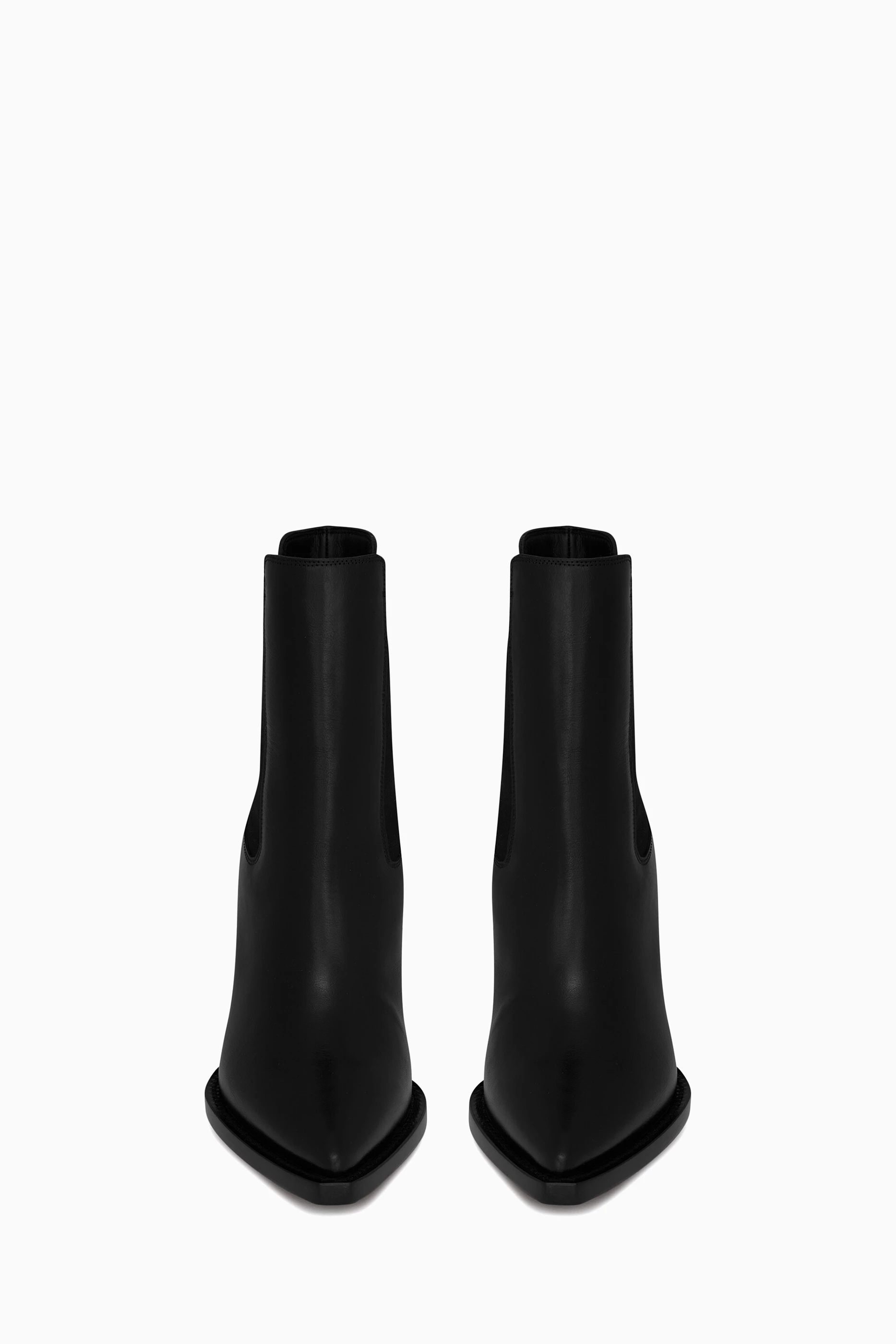 Buy SAINT LAURENT Black Theo 95 Chelsea Boots in Smooth Leather For Women Online Ounass UAE
