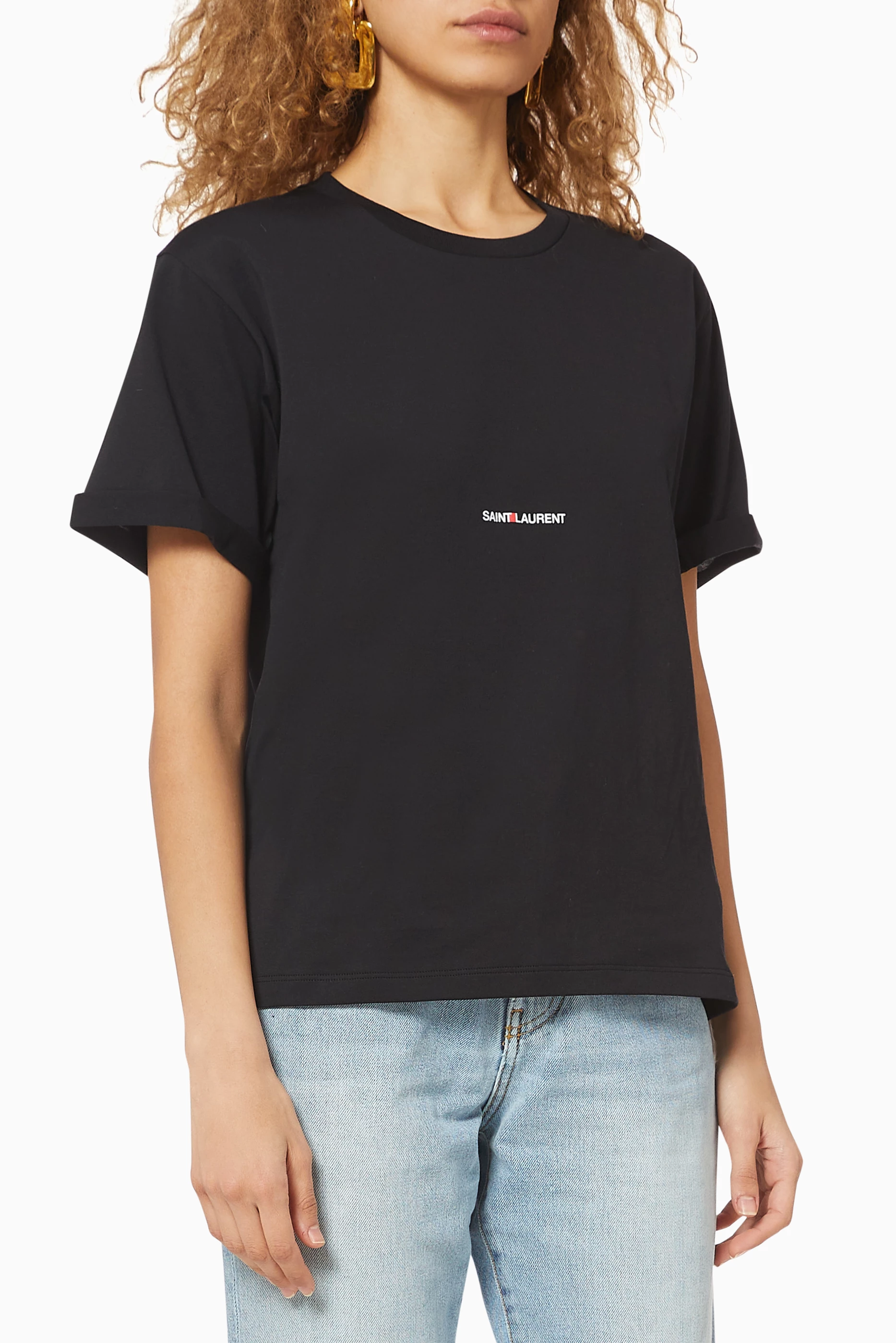 Yves saint laurent t shirt black online