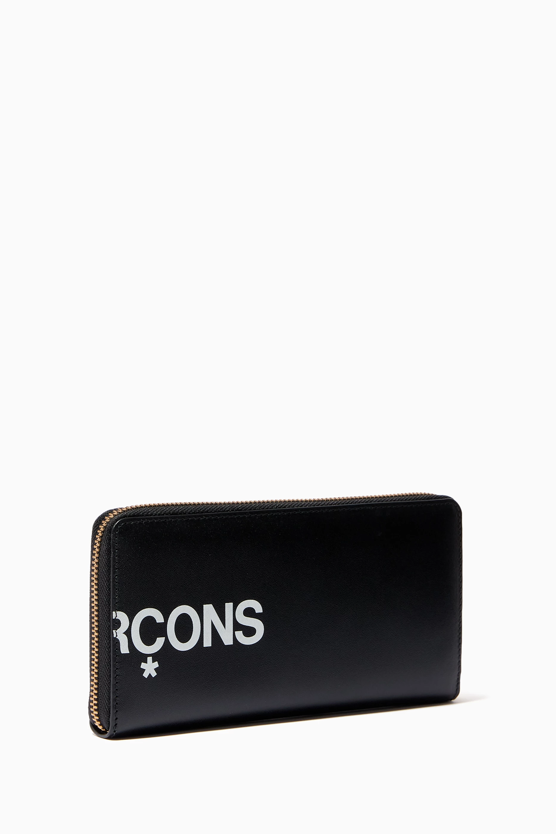 Buy Comme Des Garçons Wallet Black Huge Logo Long Wallet in