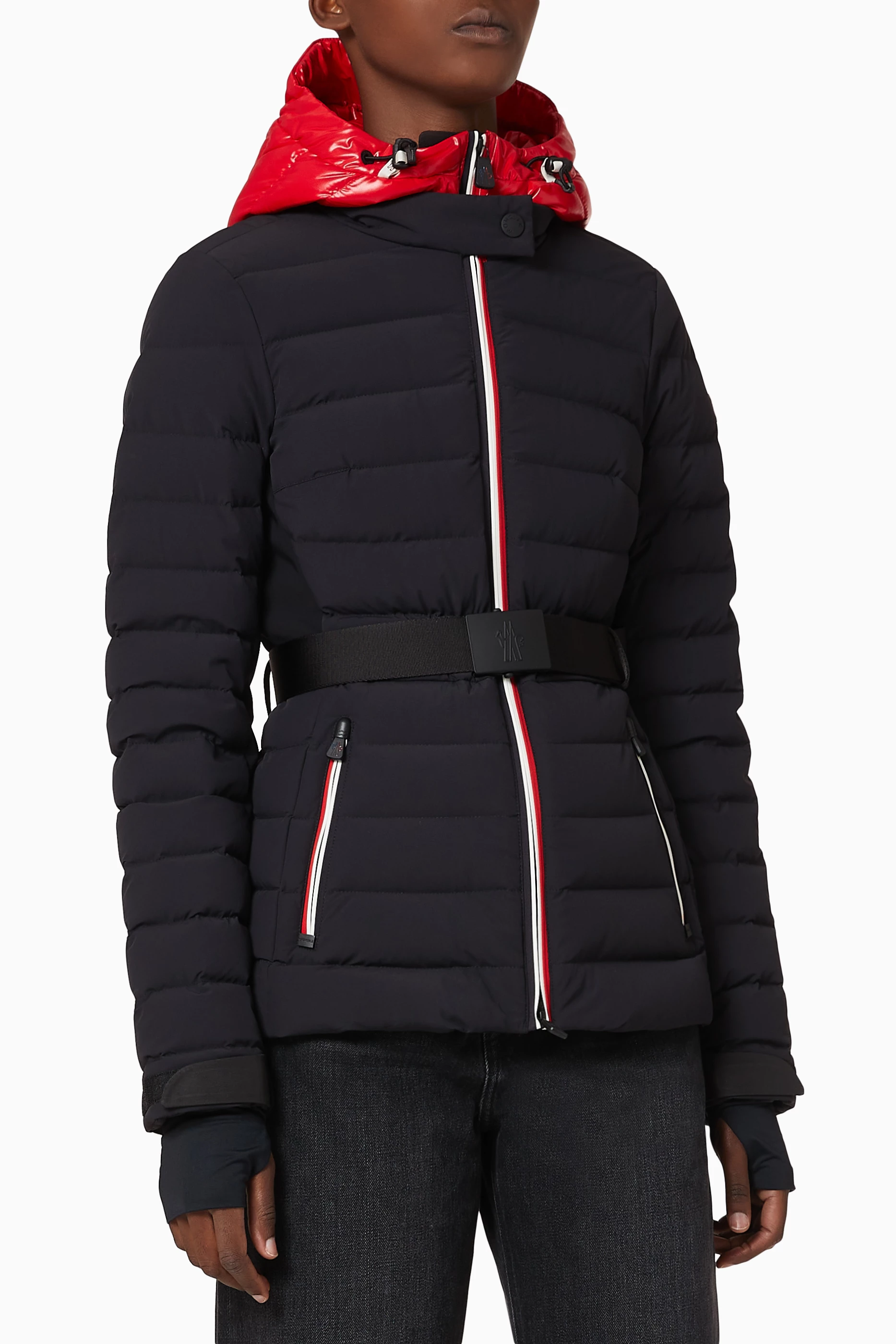 Buy Moncler Black Bruche Giubbotto Down Jacket For Women Online Ounass UAE