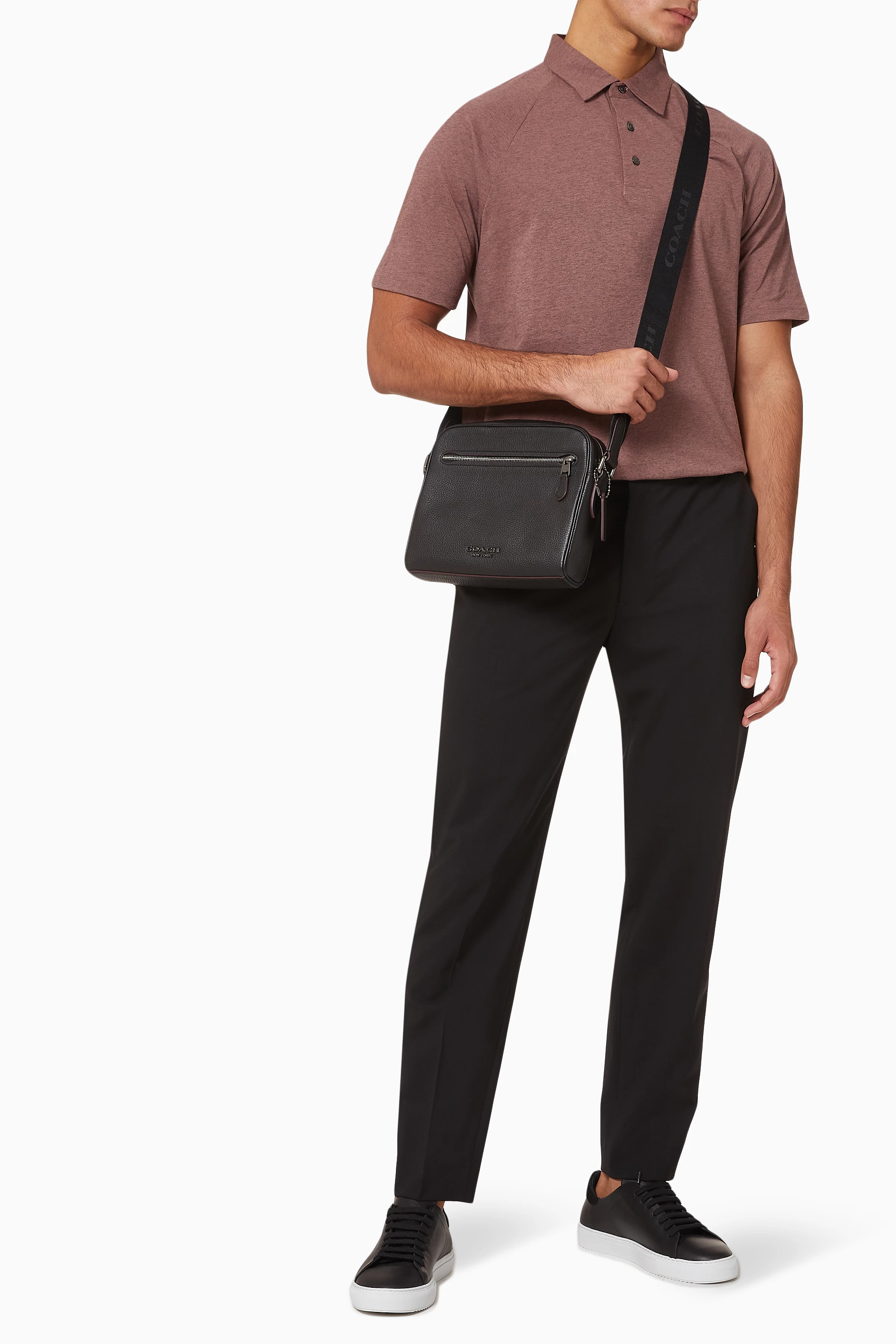 Buy Coach Black Metropolitan Soft Camera Bag in Pebble Leather For Men Online Ounass UAE