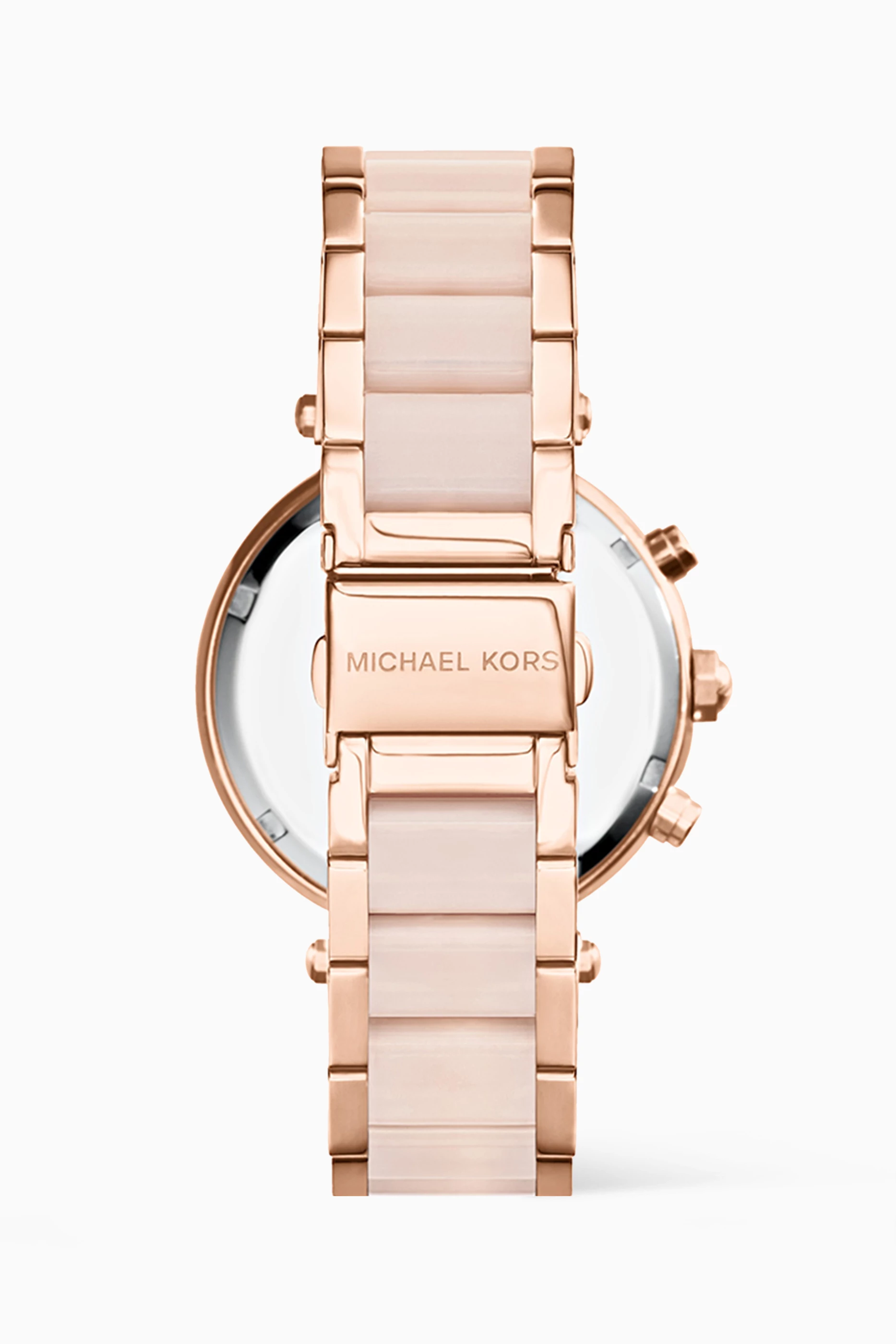 Michael kors women's chronograph parker rose gold watch online