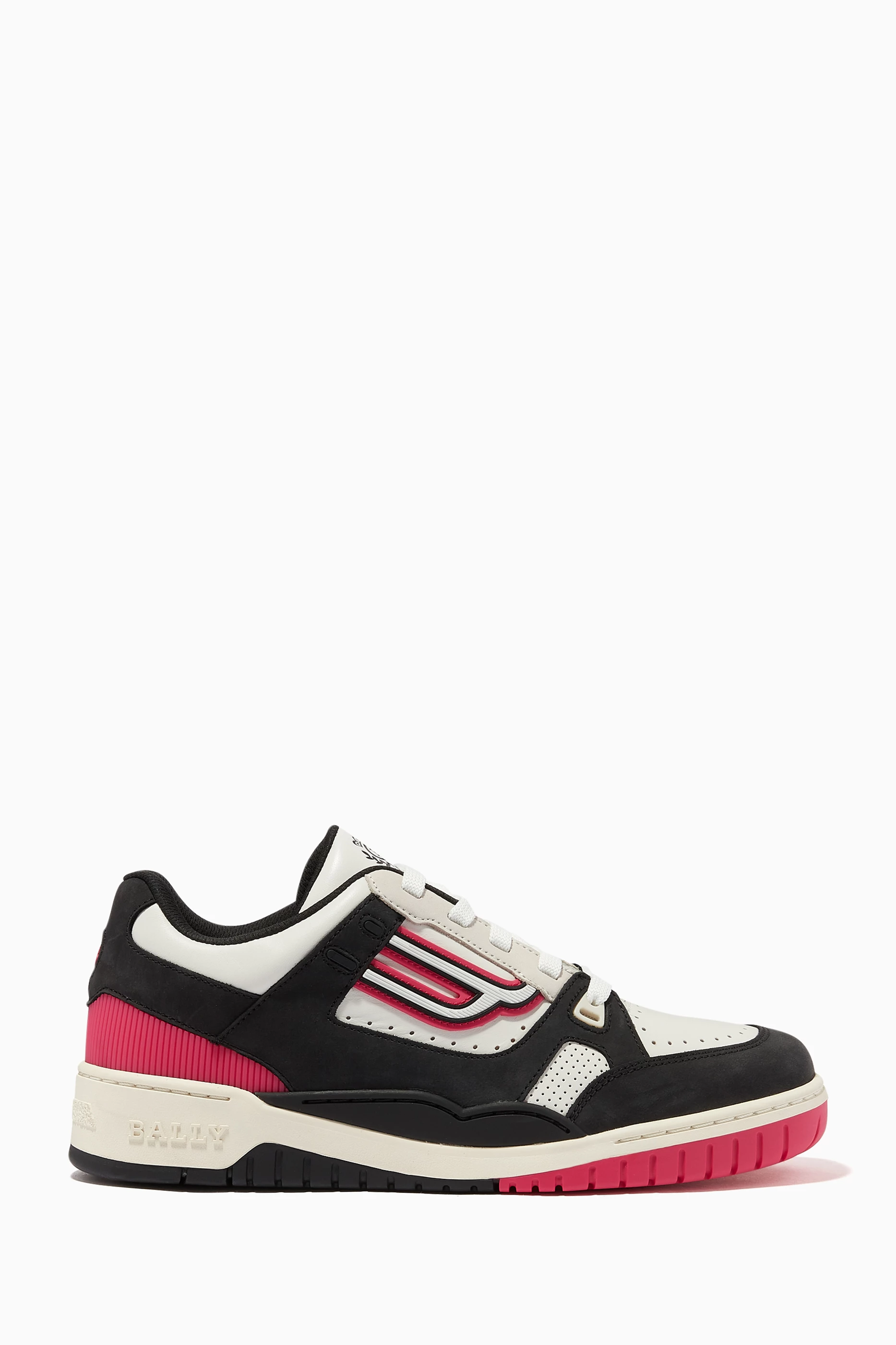 Buy Bally White Kuba Sneakers in Leather For Women Online Ounass UAE