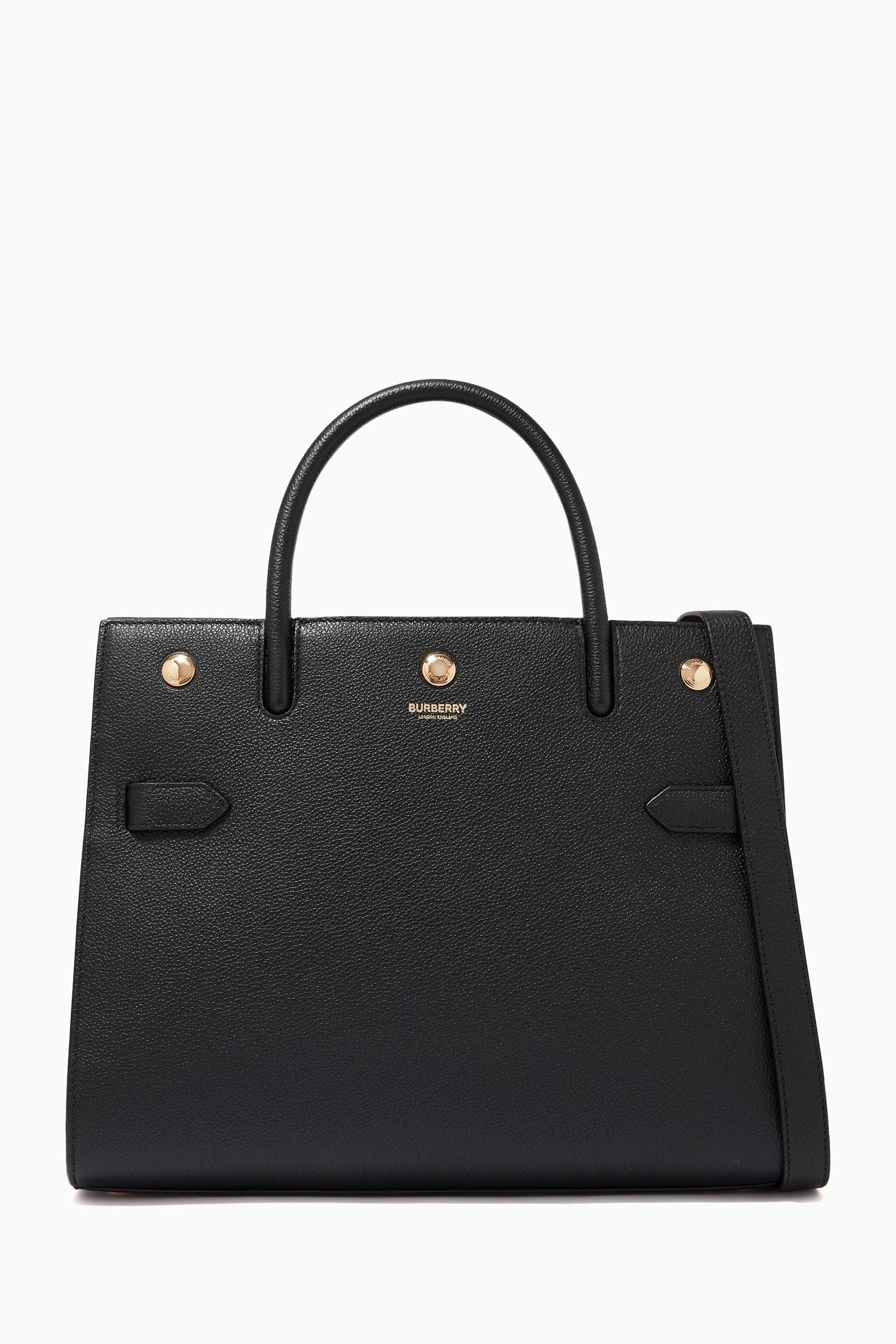 Burberry Handle Bag Black Buy Burberry Black Small Two-Handle