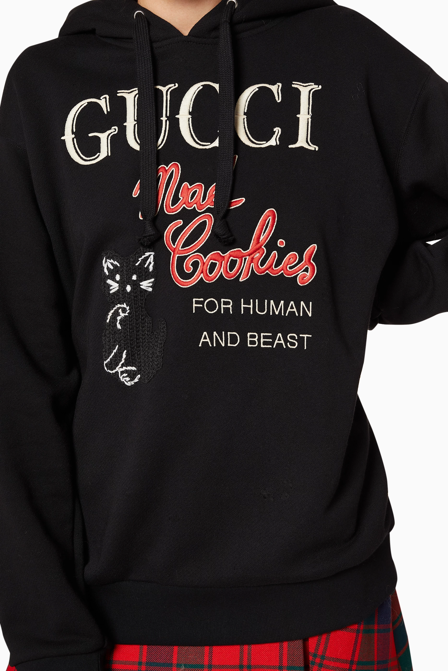 Buy Gucci Black Mad Cookies Print Sweatshirt For Women Online Ounass UAE