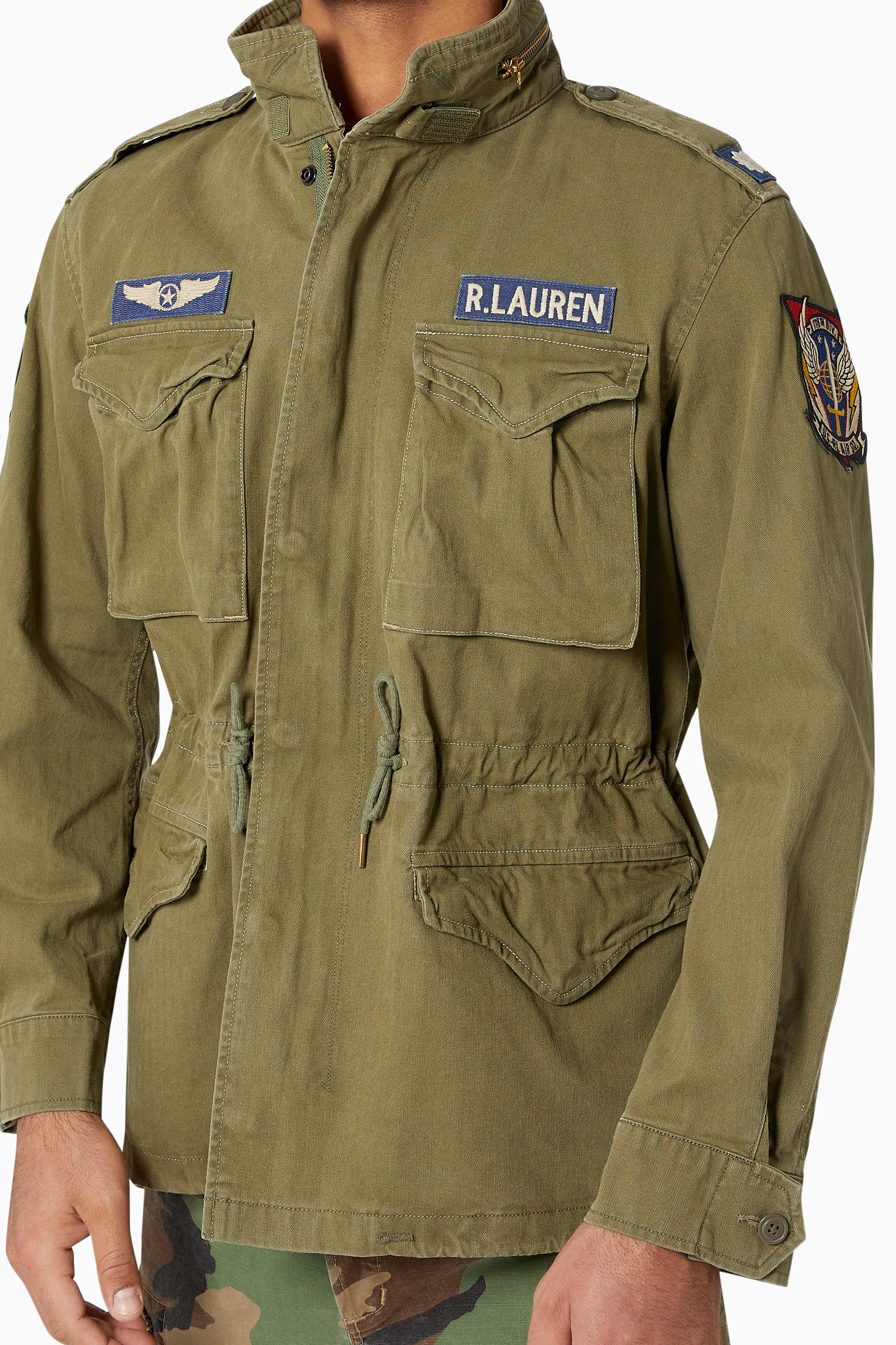 Polo ralph lauren cotton twill field jacket store