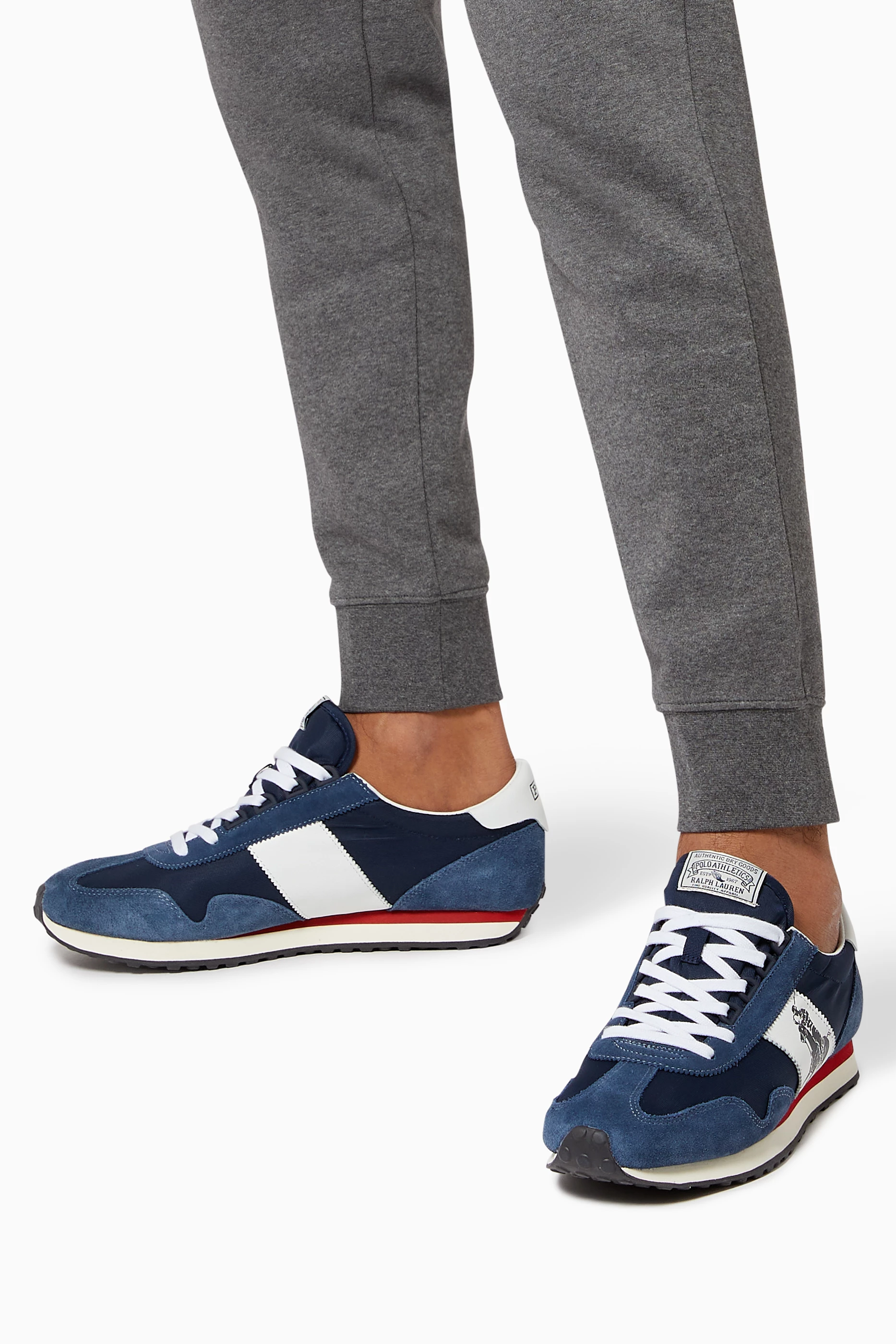 POLO RALPH LAUREN TRAIN 90 SNEAKERS (10.5)‎ Ralph Lauren Train 90 Navy Blue for Men | Lyst main image 2