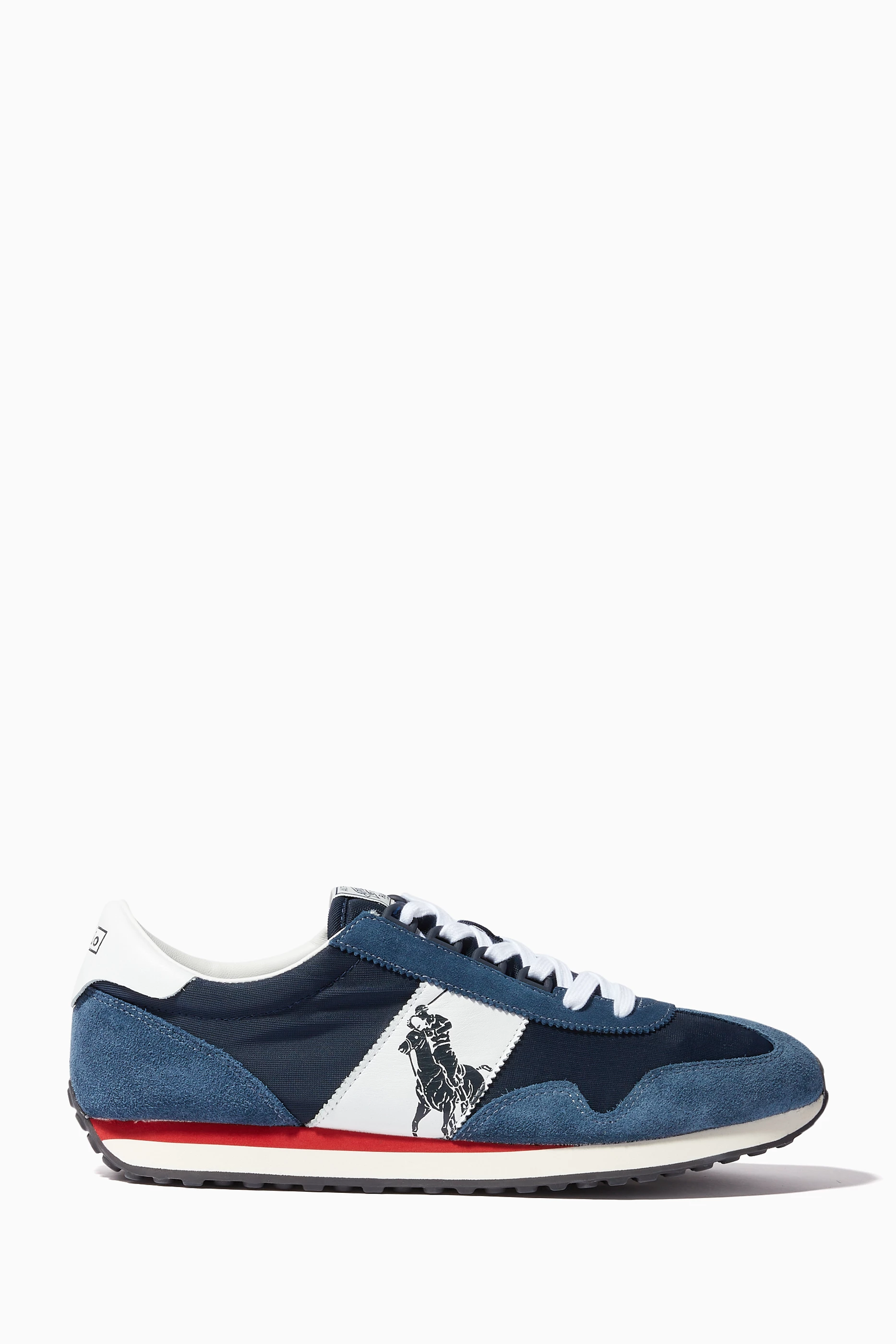 POLO RALPH LAUREN TRAIN 90 SNEAKERS (10.5)‎ Ralph Lauren Train 90 Navy Blue for Men | Lyst main image 4