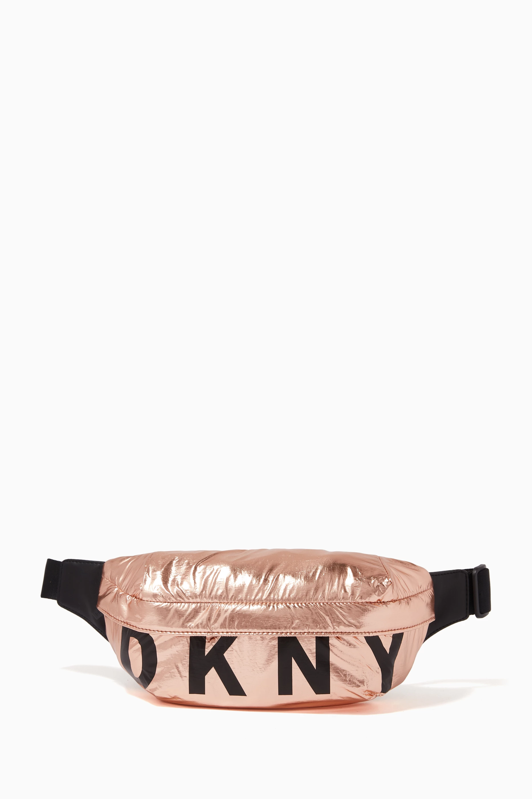 Buy DKNY Gold Metallic Belt Bag For Girls Online Ounass UAE