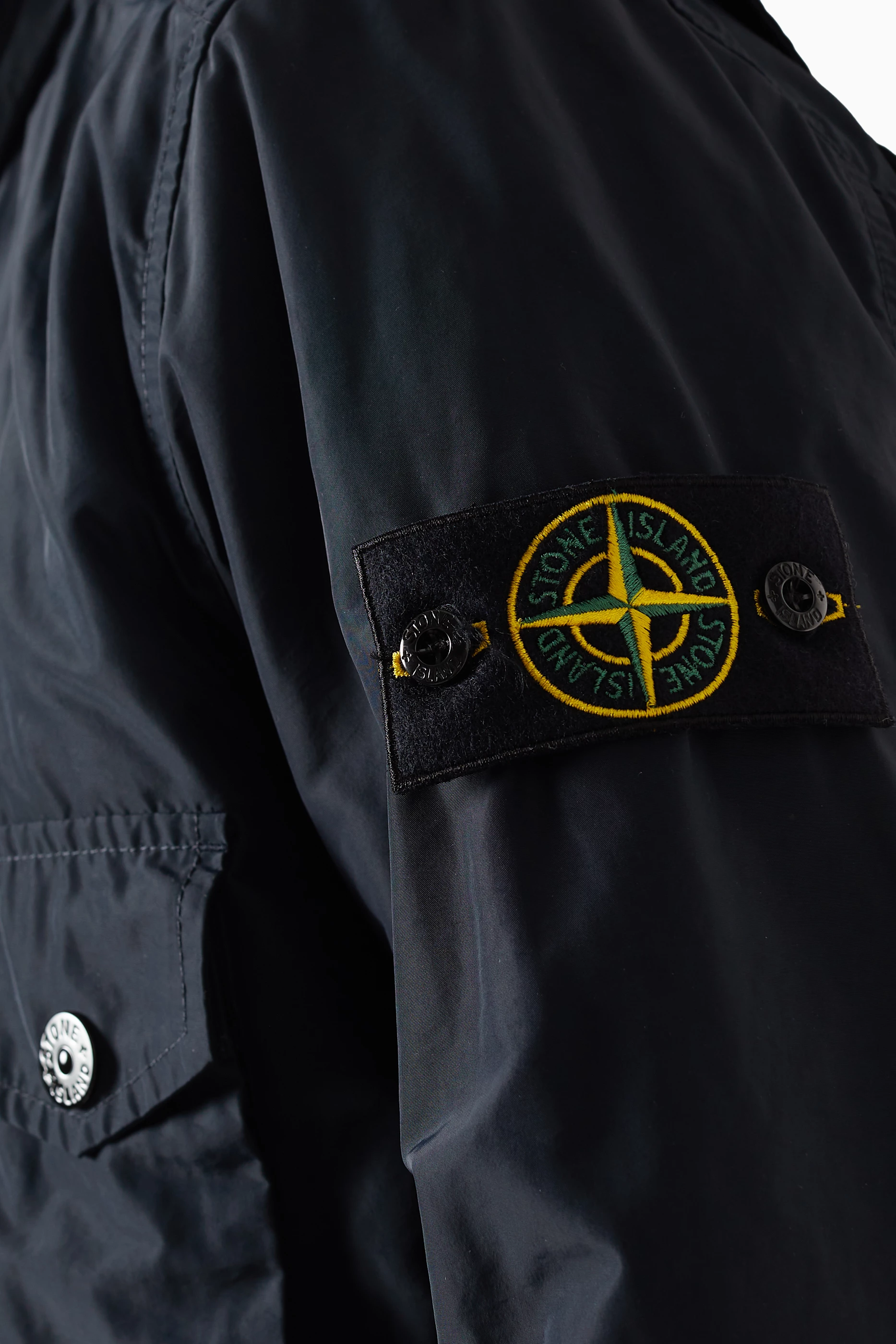 Buy Stone Island Blue Micro Reps Field Jacket For Men Online Ounass UAE