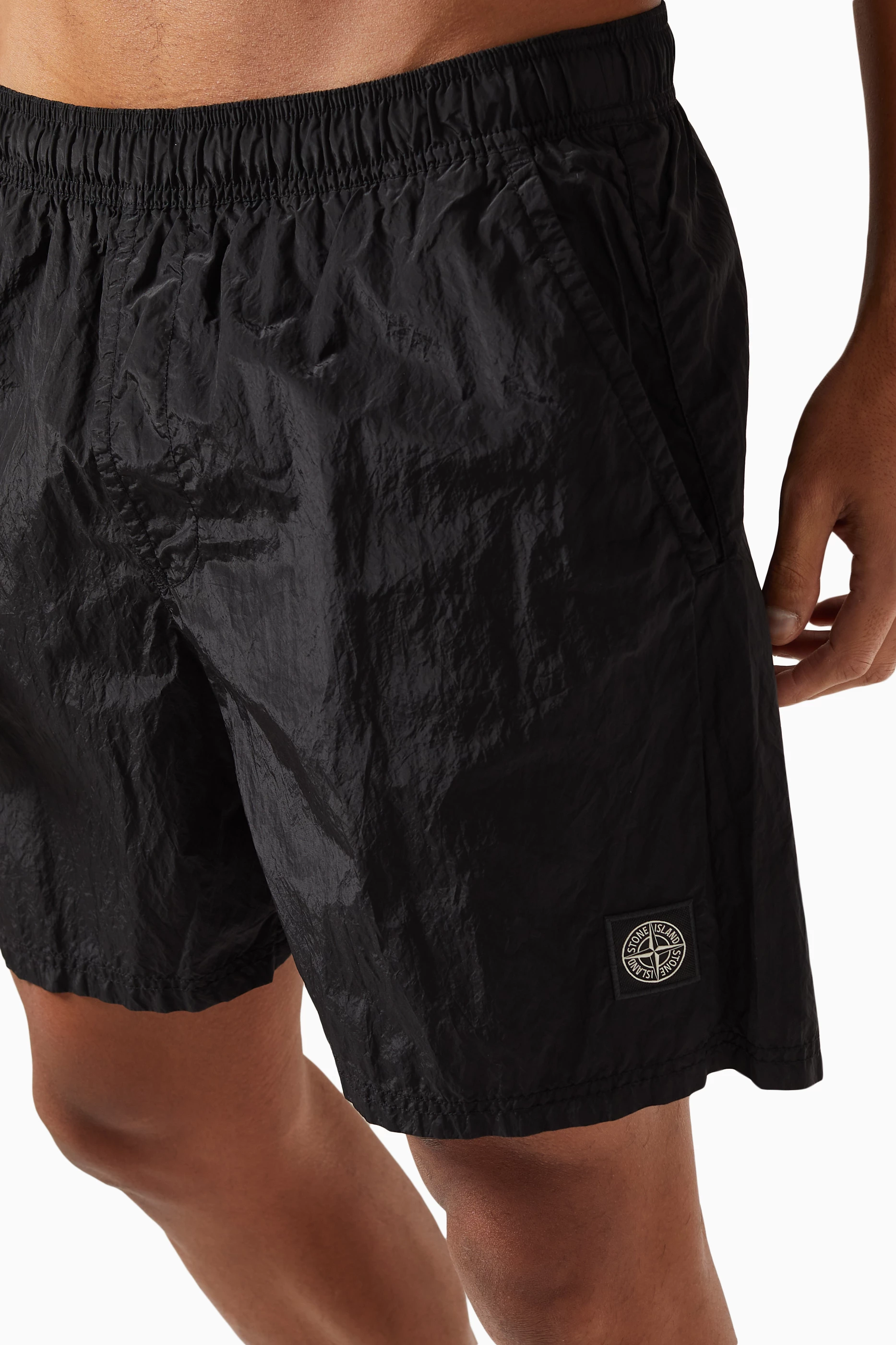 Stone island nylon shorts on sale