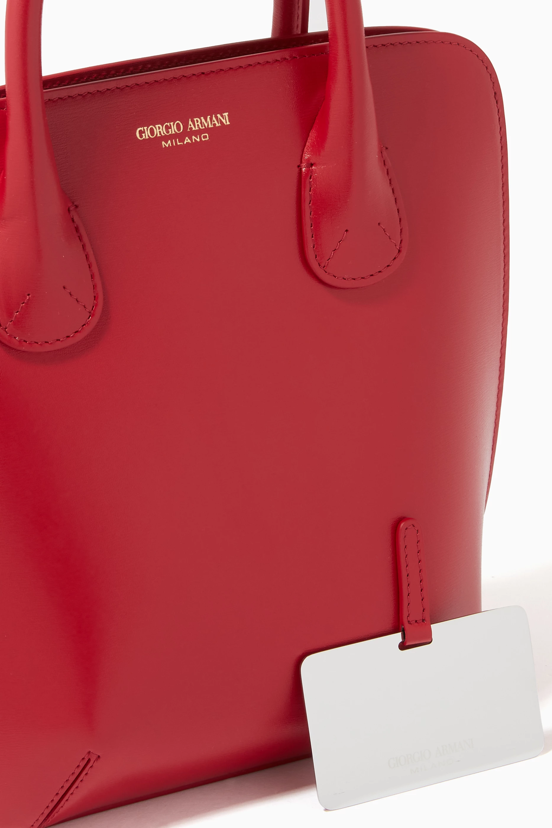 Red armani bag on sale