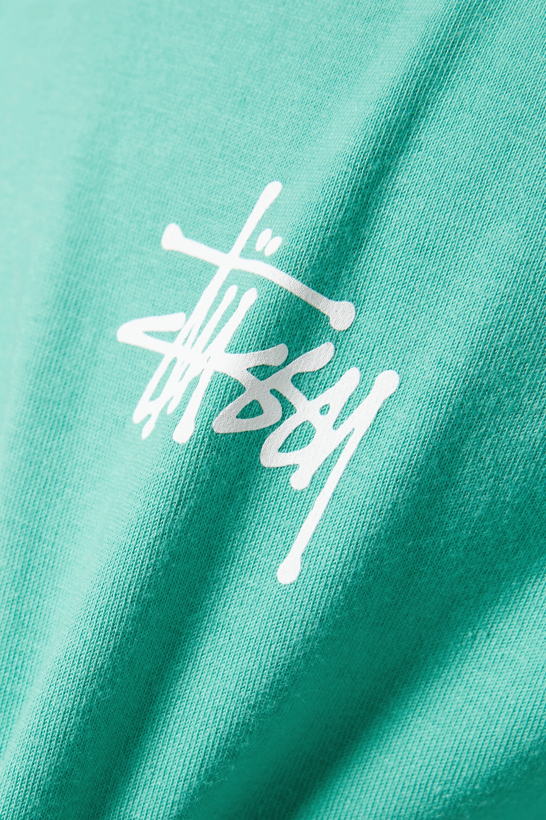 Stussy green shirt hot sale