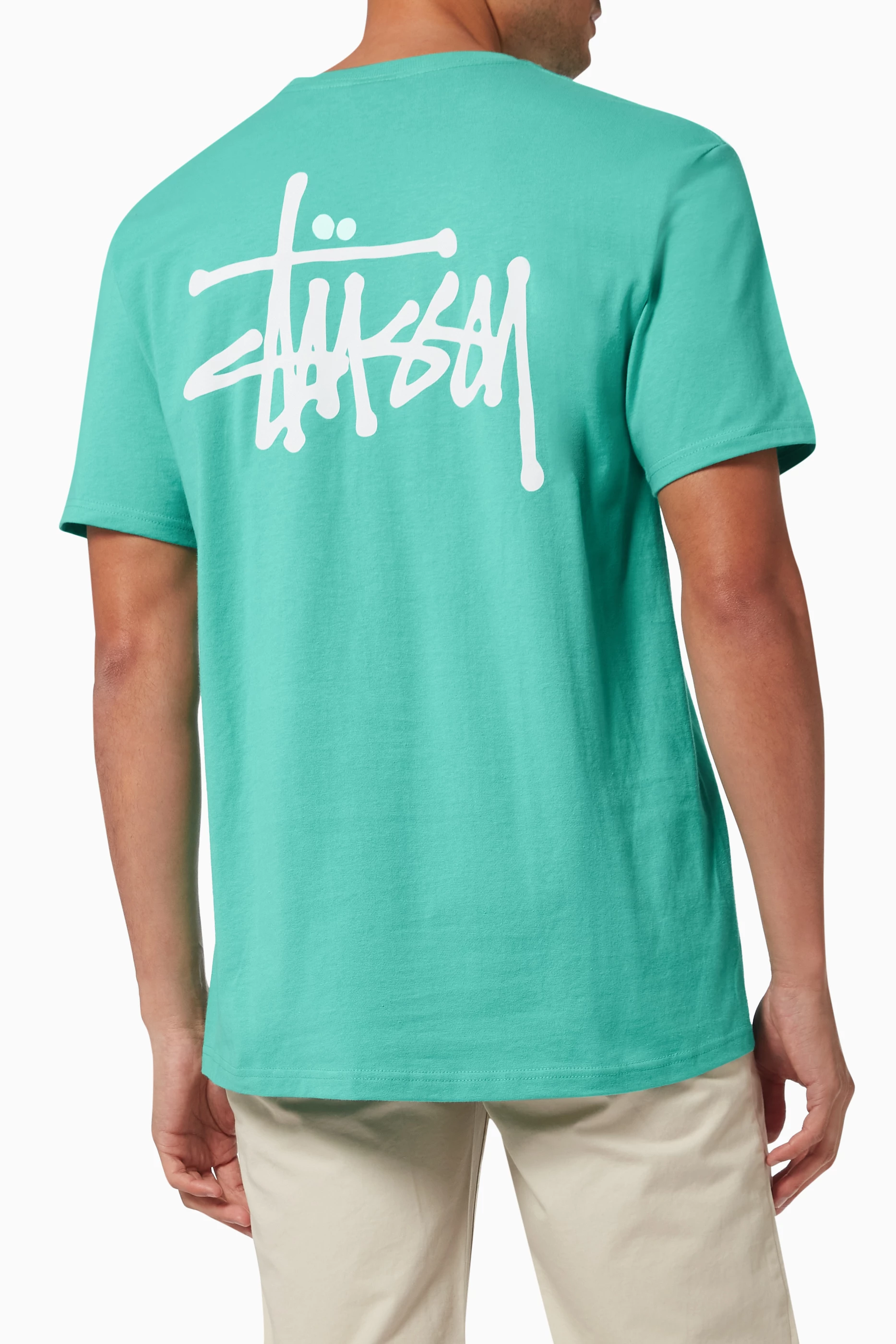 Stussy green shirt top