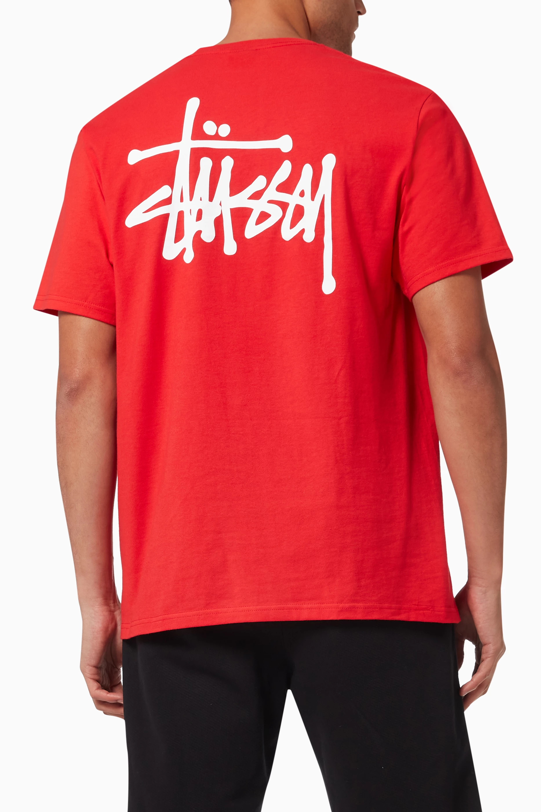 Stussy red shirt top