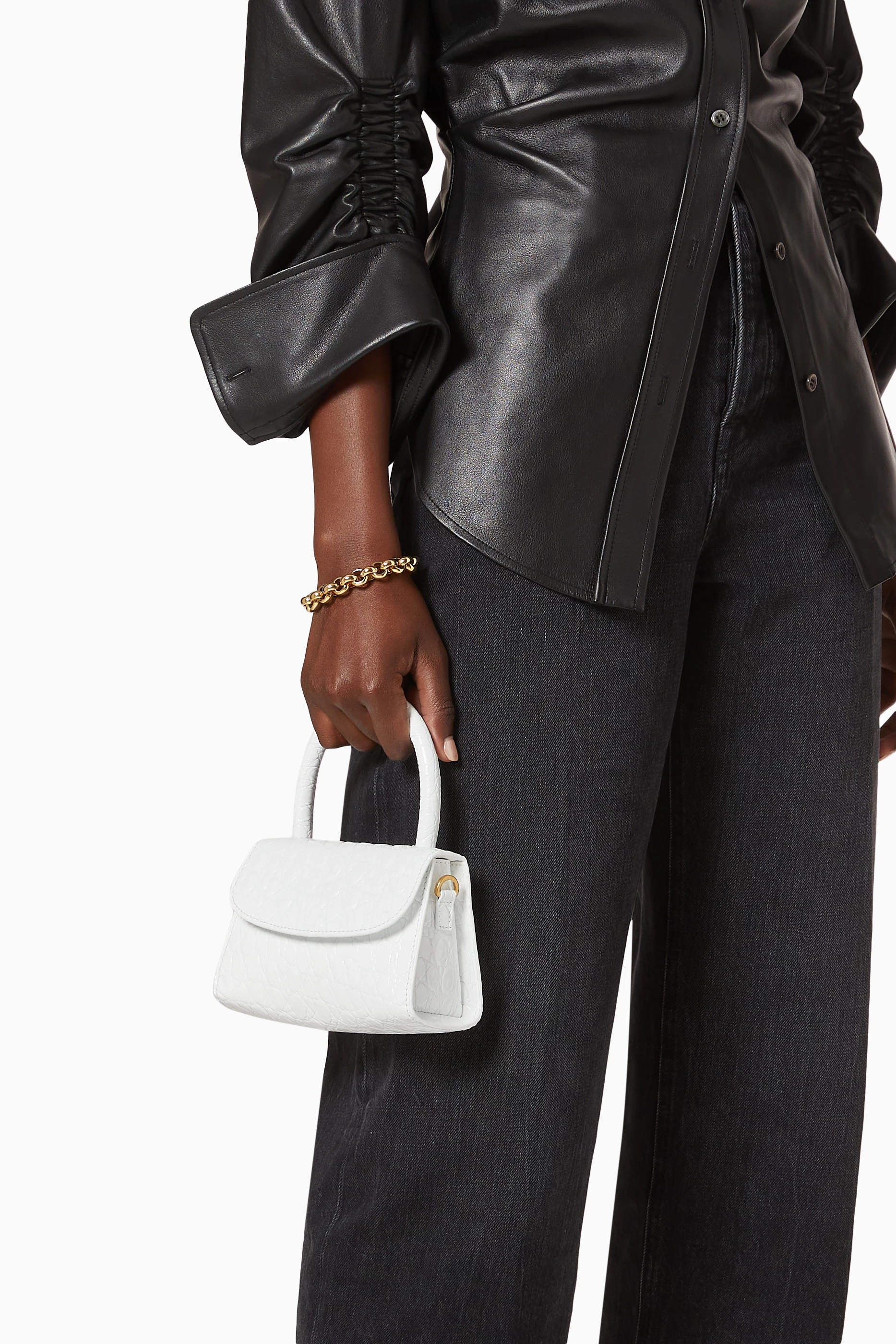 By far mini croc bag online