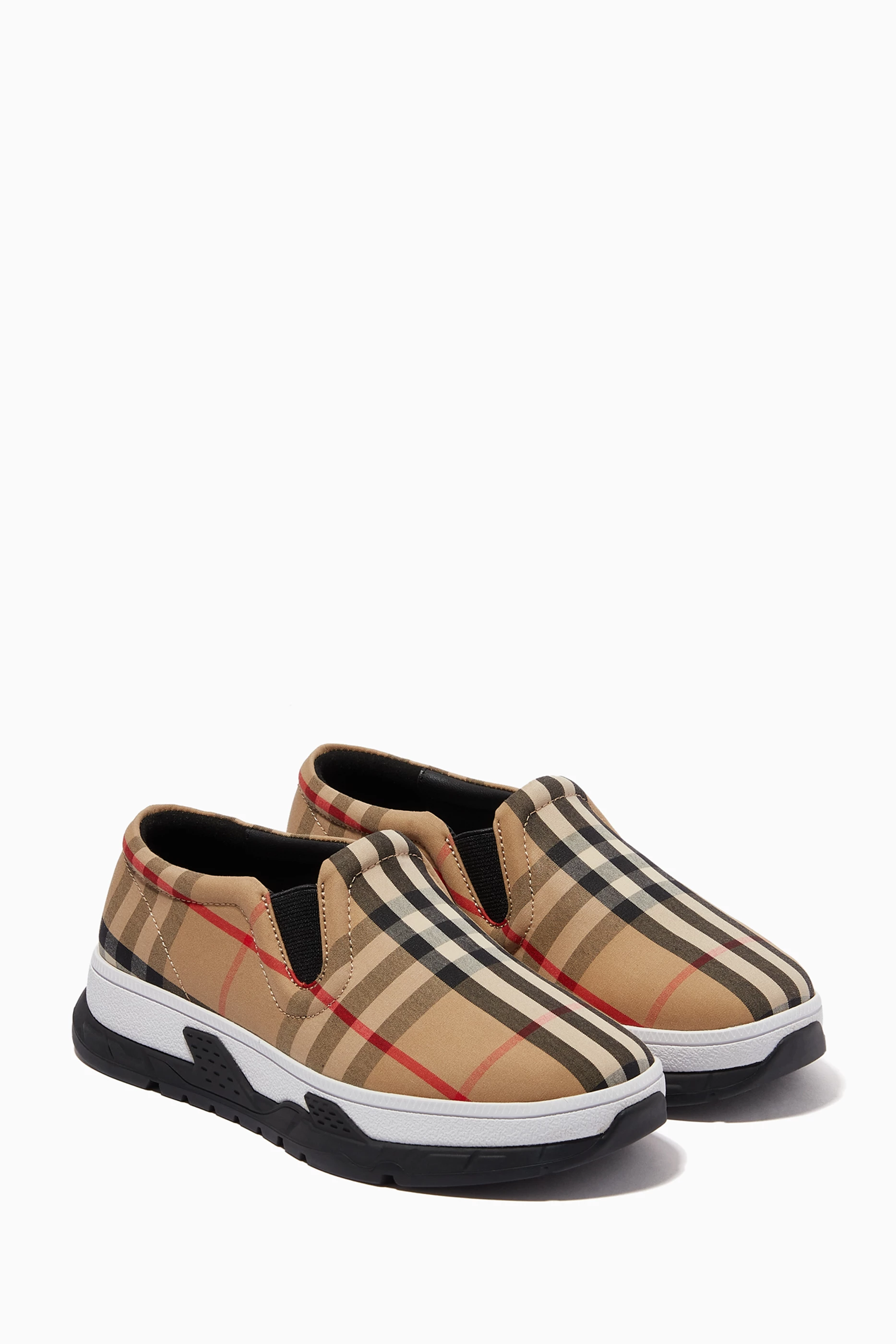Burberry slip on tennis shoes sales