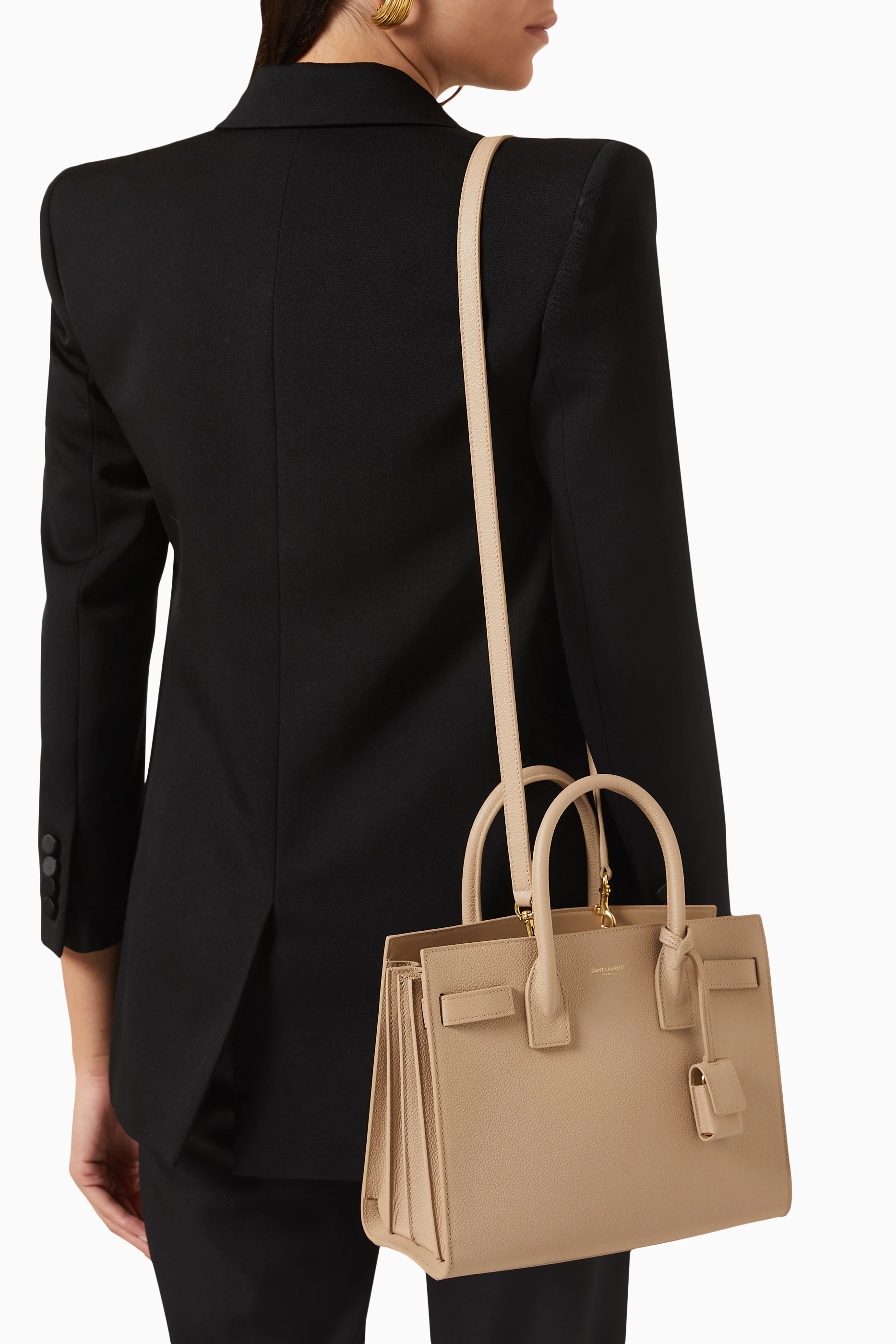 Laurent Sac Sac De Jour Dark Beige Buy SAINT LAURENT Neutral