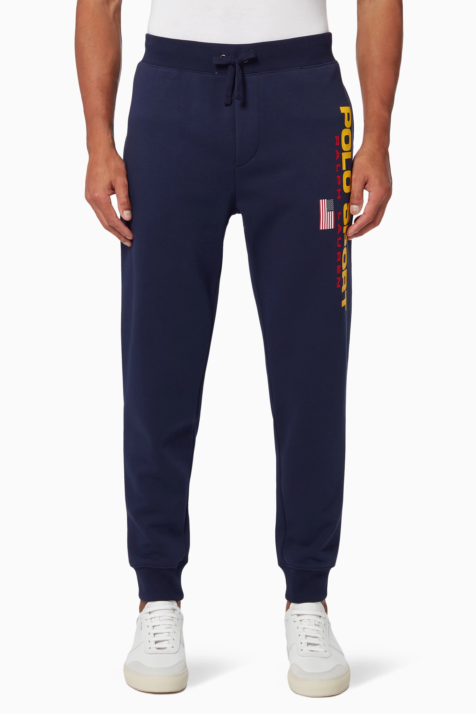 Buy Polo Ralph Lauren Blue Polo Sport Fleece Sweatpants For Men Online Ounass UAE