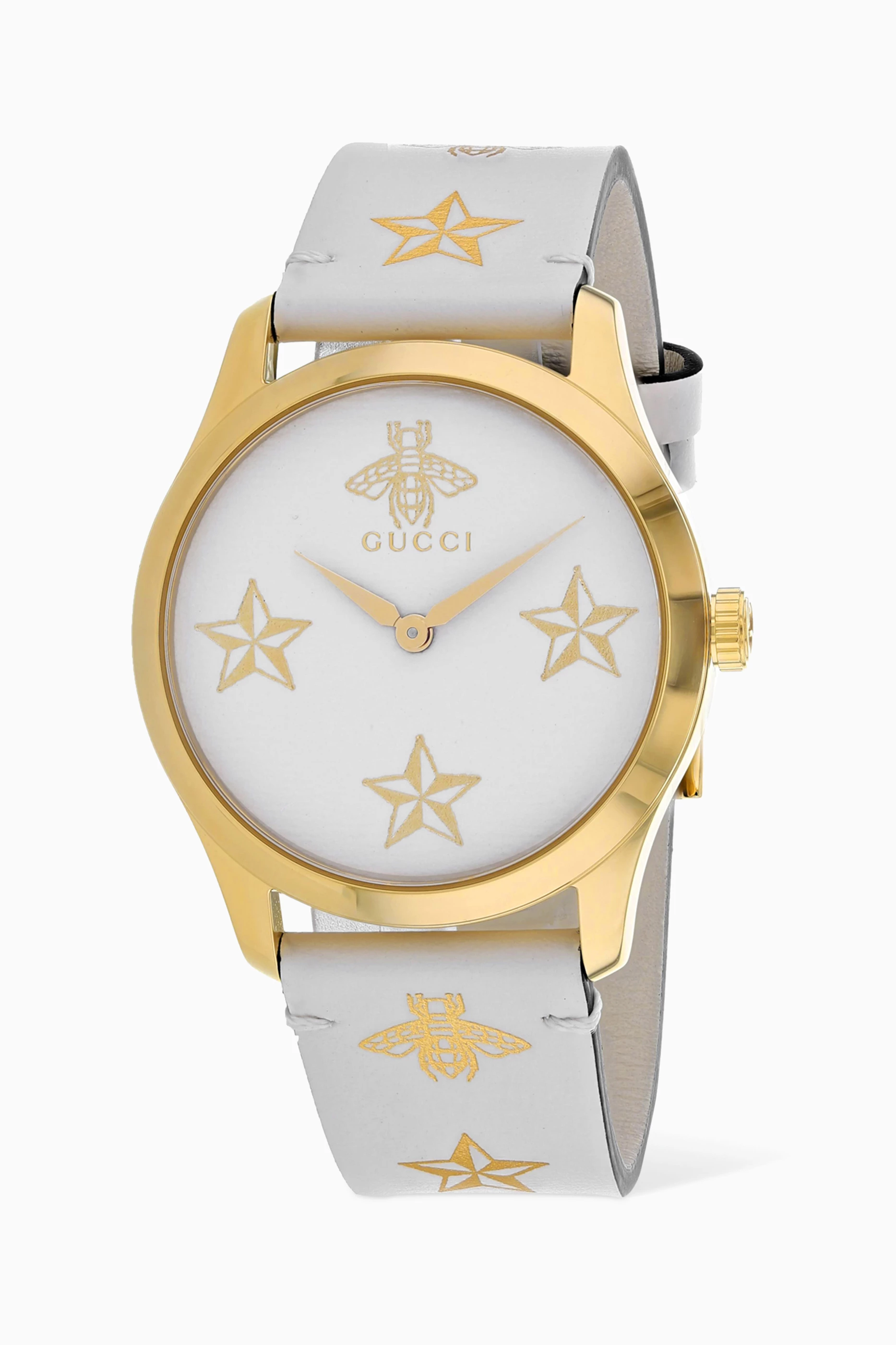 Buy Gucci White G Timeless Quartz Watch 38mm For Women Online Ounass UAE