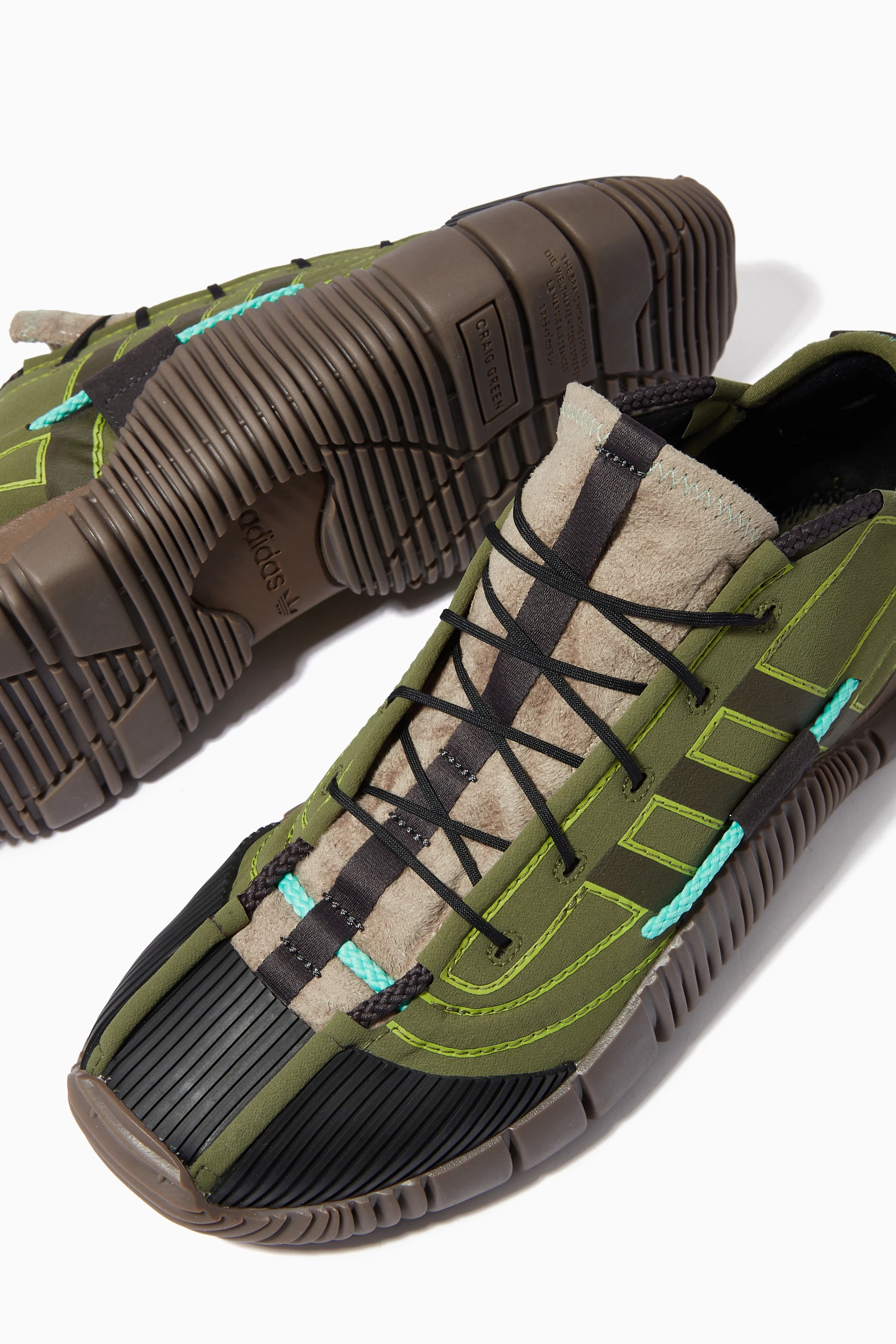 Buy adidas Green x Craig Green Scuba Phormar Sneakers in