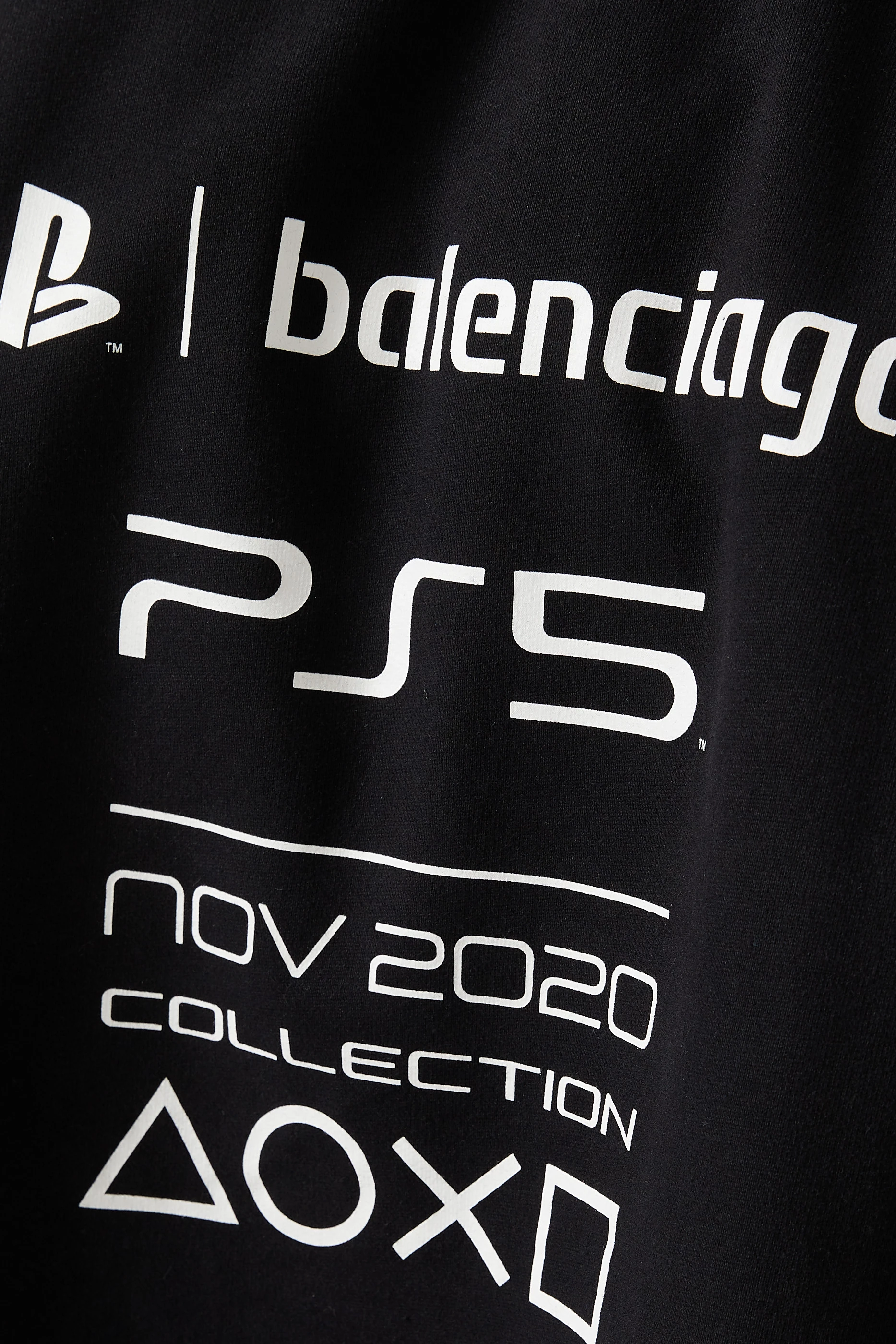 【希少】BALENCIAGA PlayStation PARKER 21AW balenciaga 21aw PLAYSTATION BOXY T-SHIRT XXS Balenciaga