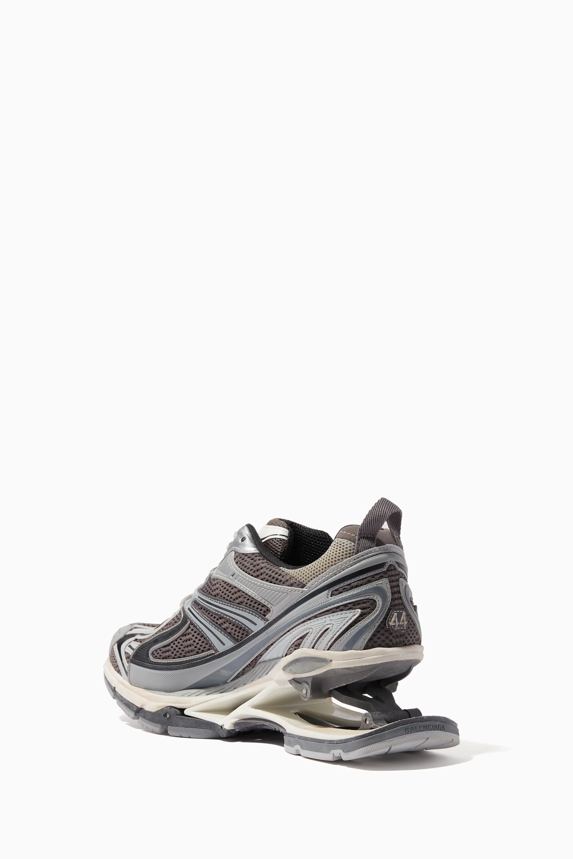 Buy Balenciaga Grey X-Pander Sneakers in Mesh Nylon For Men