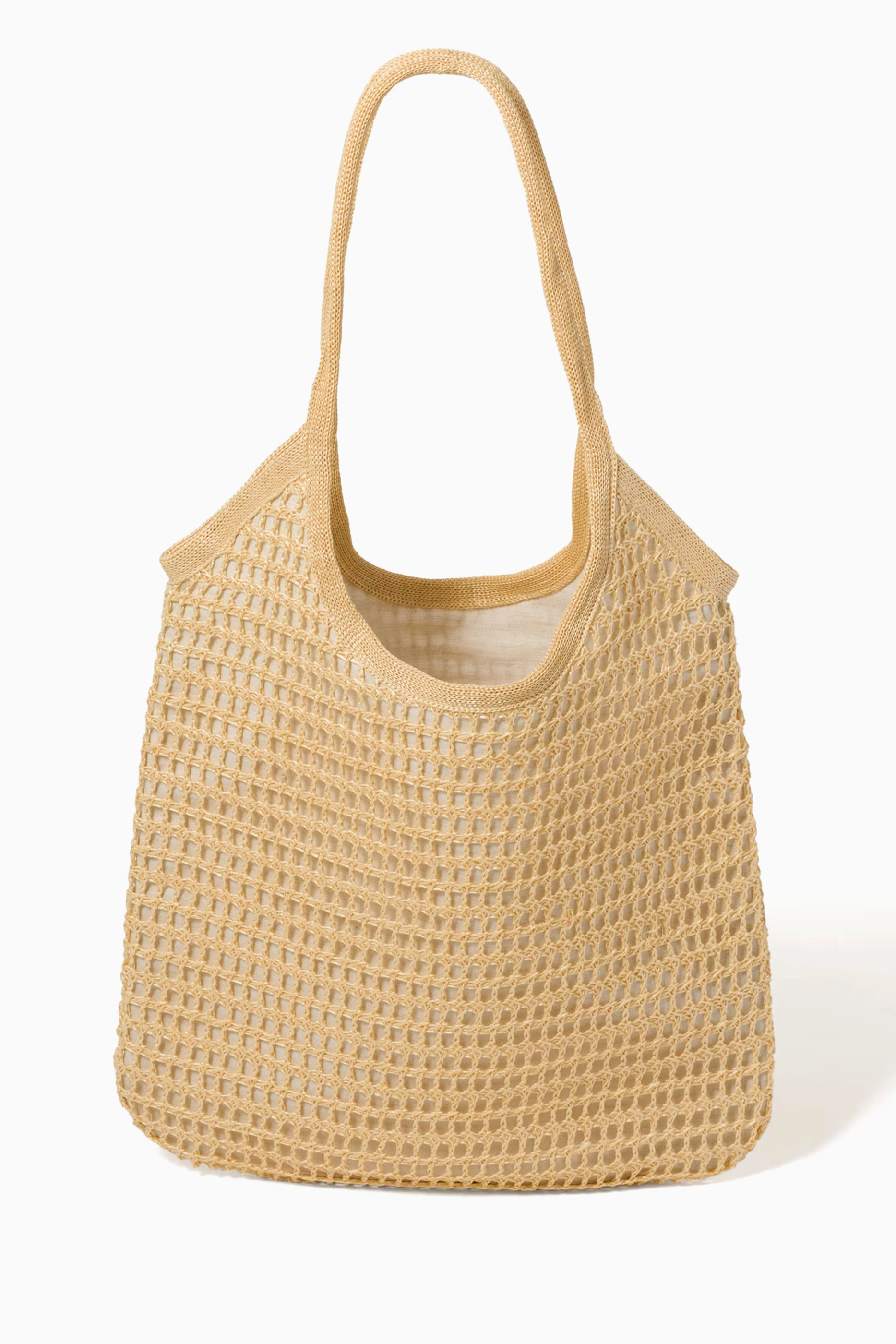 Buy Miu Miu Neutral Logo Tote Bag in Raffia For Women Online Ounass UAE