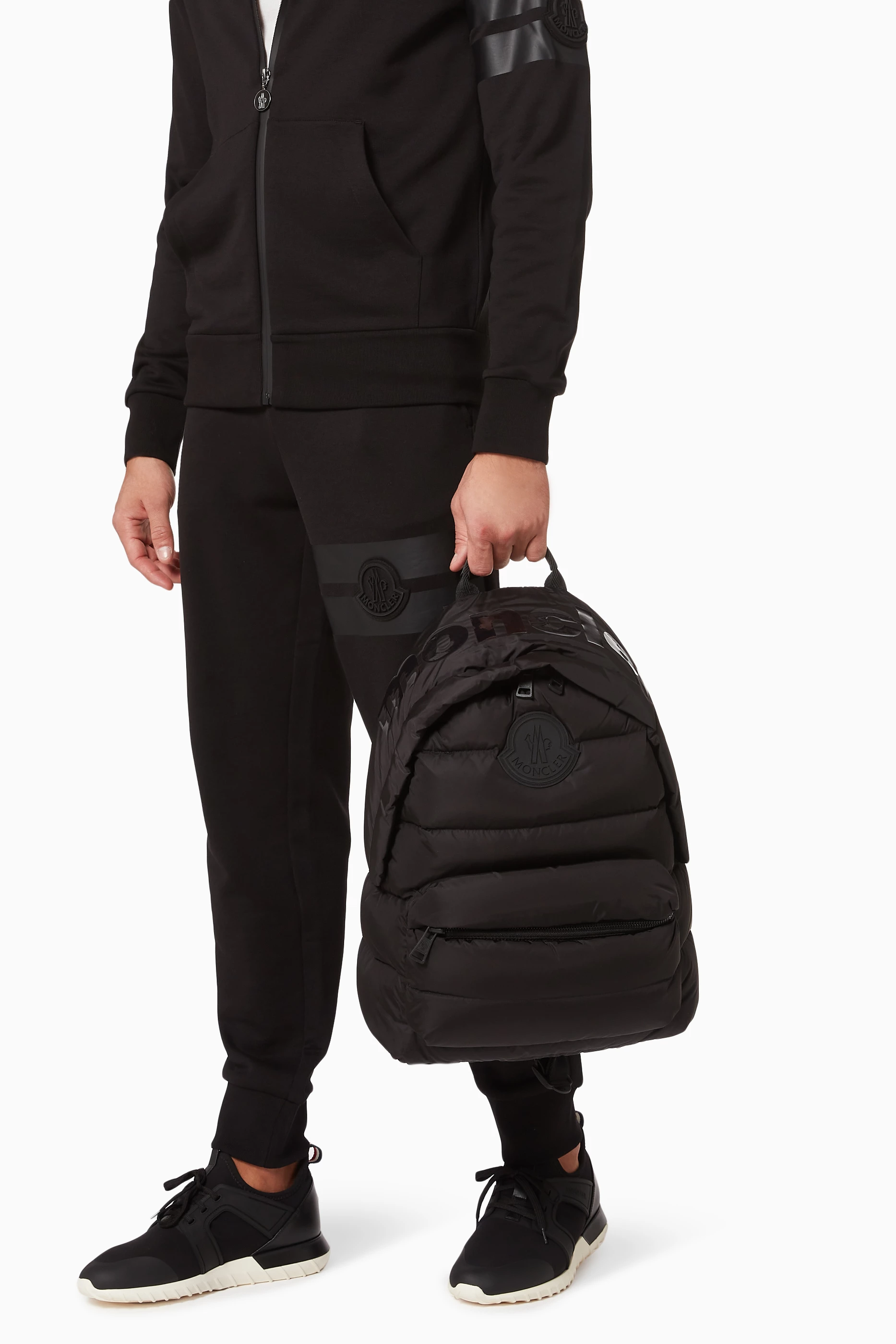 Buy Moncler Black Legere Backpack in Nylon For Men Online Ounass UAE