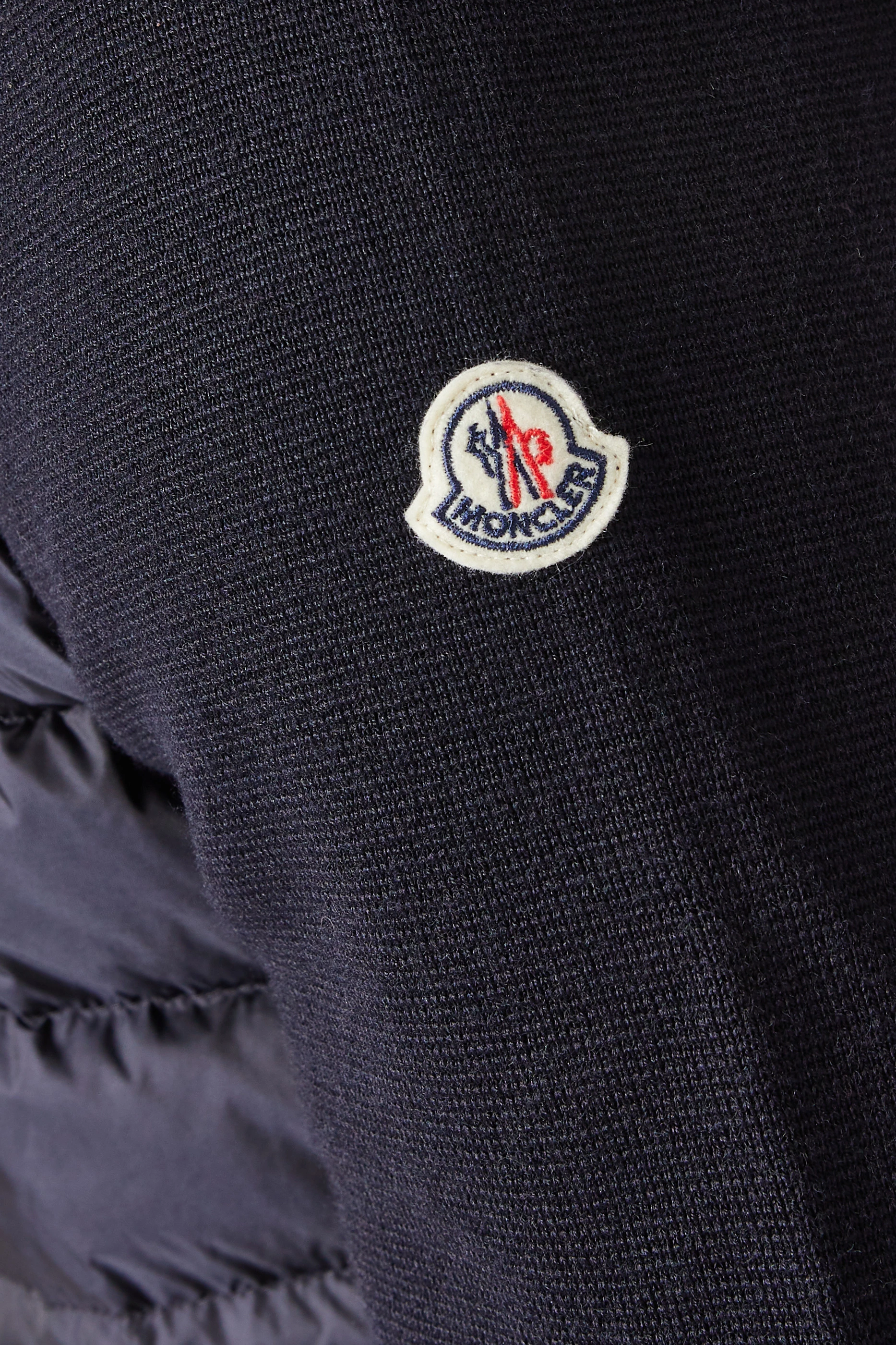Moncler quilted cardigan clearance
