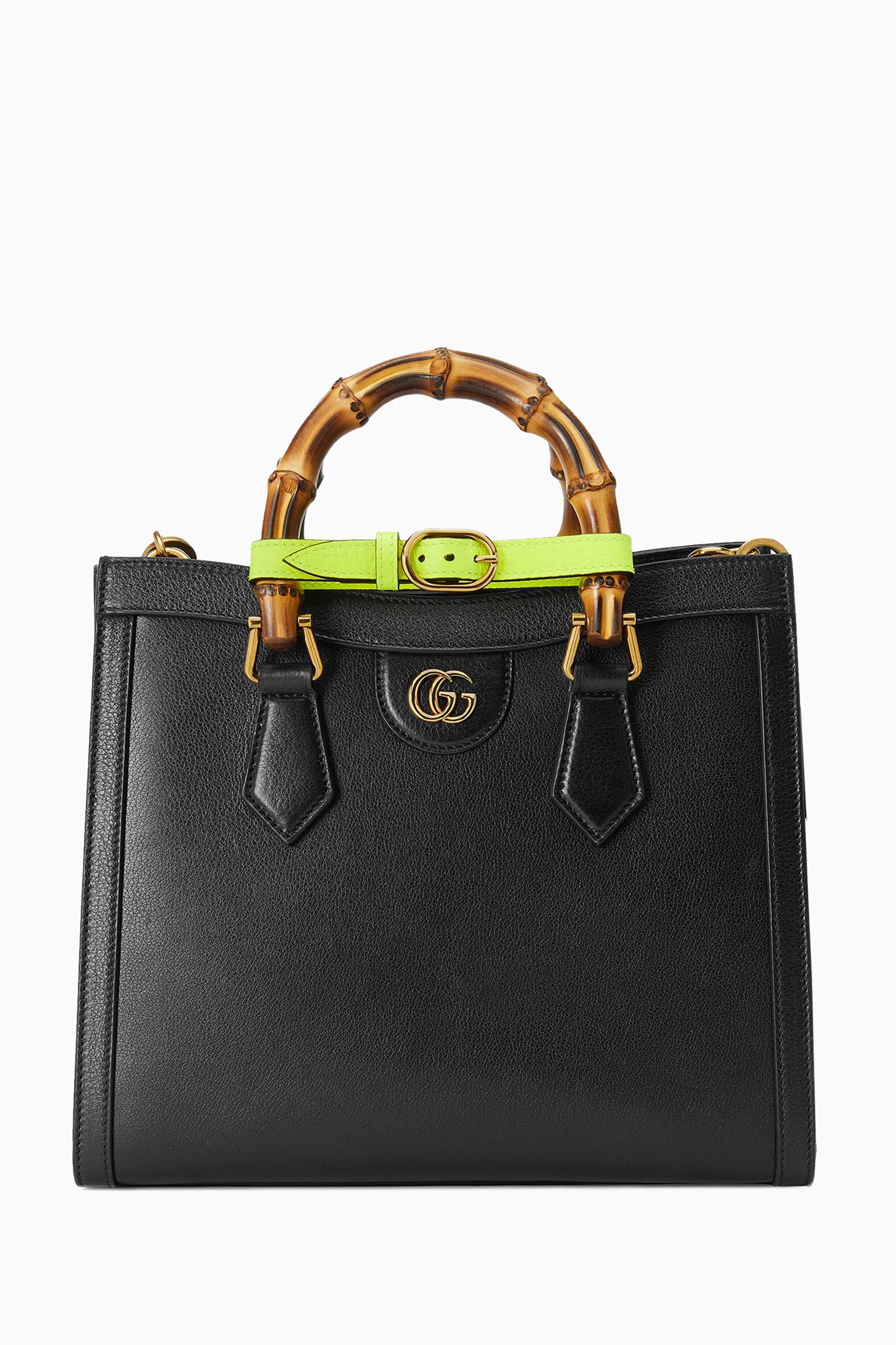 Buy Gucci Black Gucci Diana Small Tote Bag in Leather For Women Online Ounass UAE