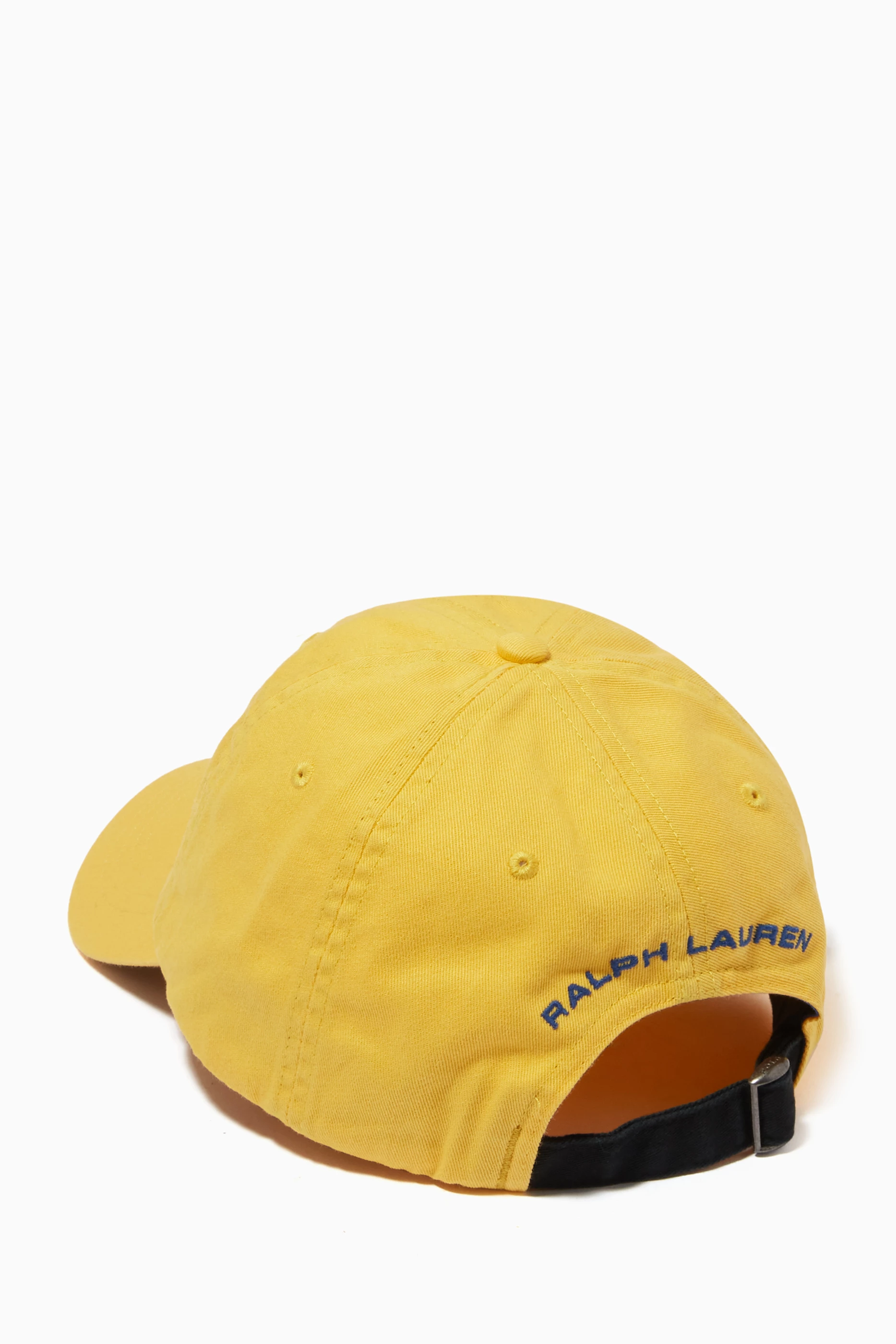 Buy Polo Ralph Lauren Yellow Polo Sport Ball Cap in Cotton Chino For Men Online Ounass UAE