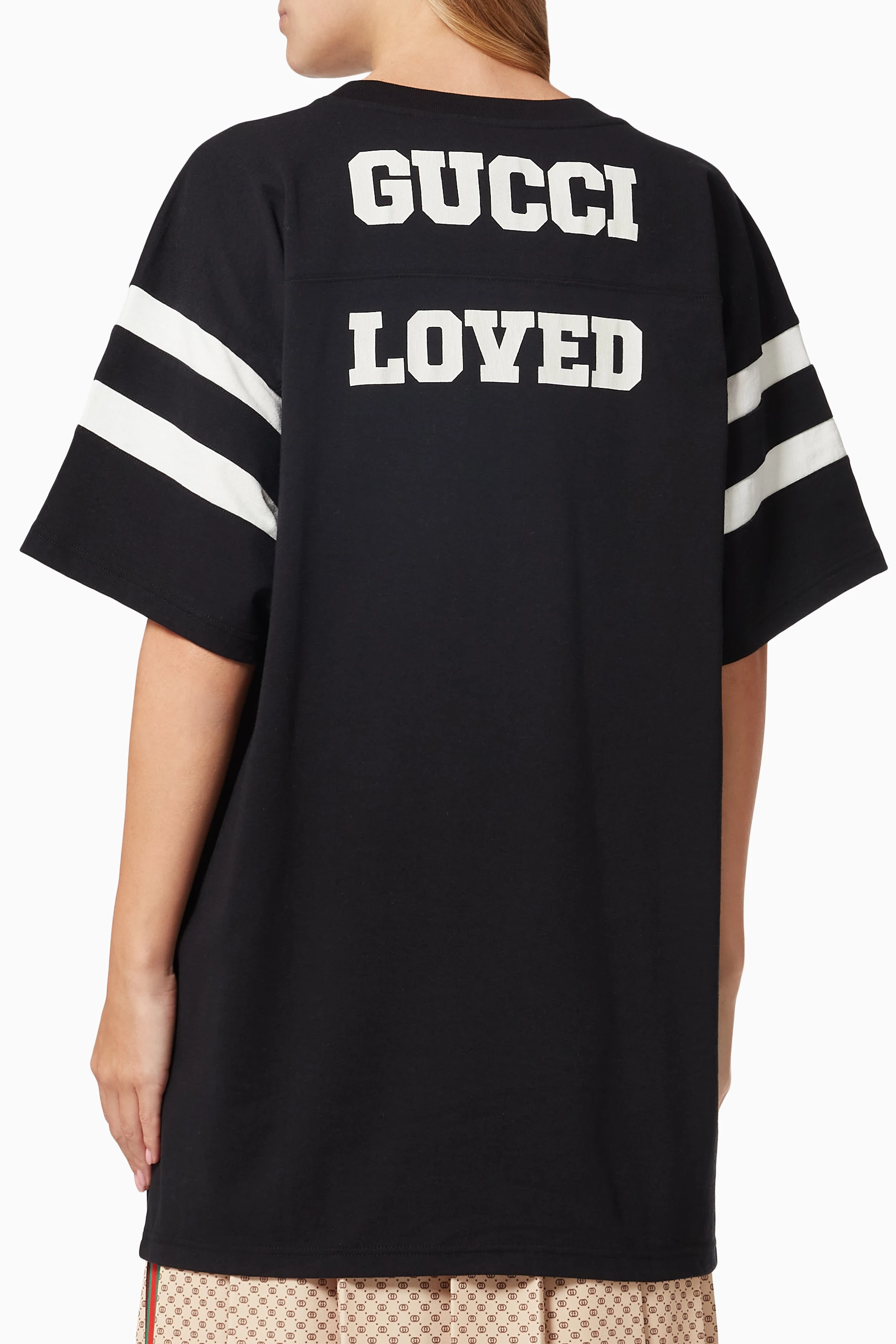 Buy Gucci Black '25 Gucci Eschatology and Gucci Loved' Print