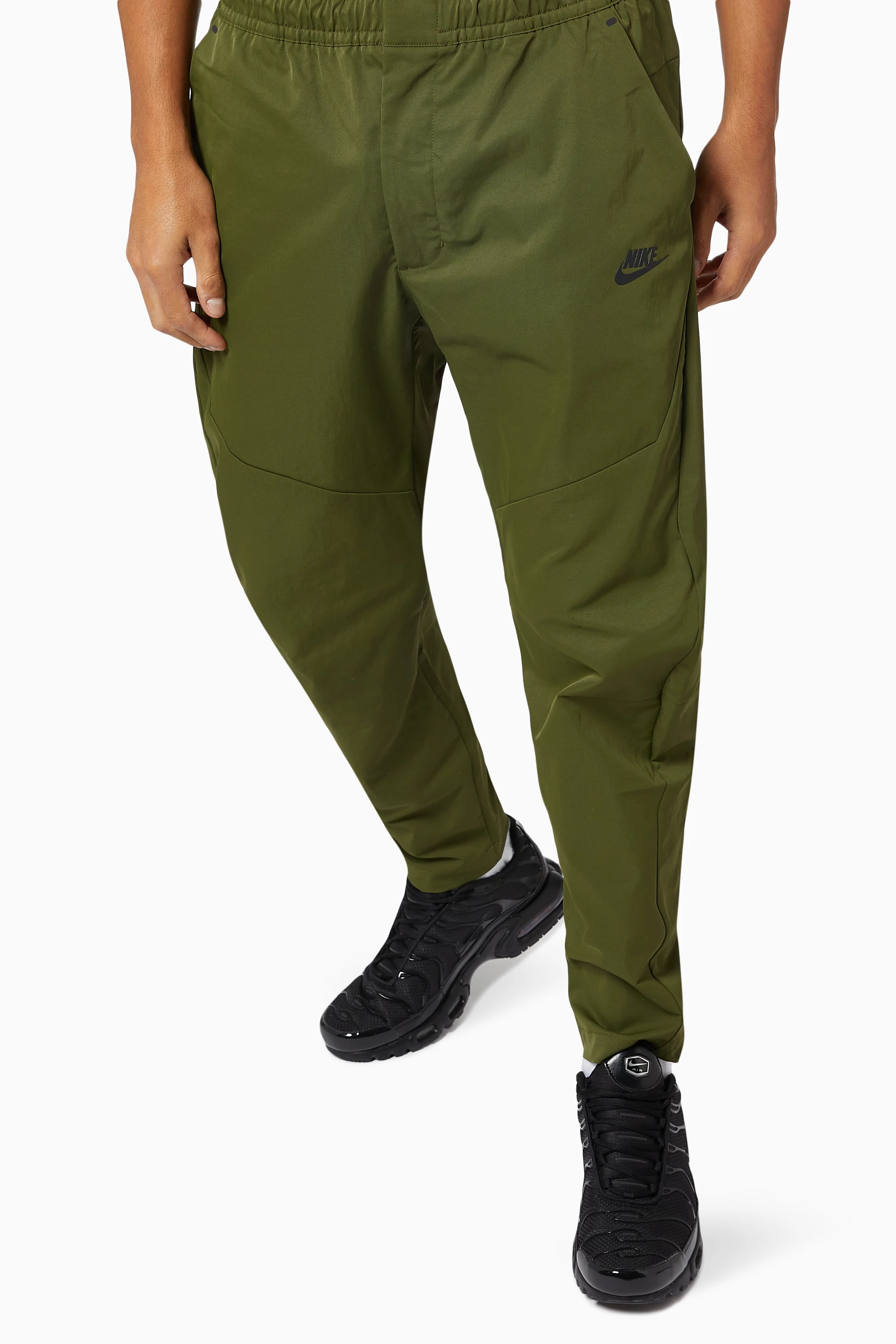 Nike bonded jogger khaki clearance