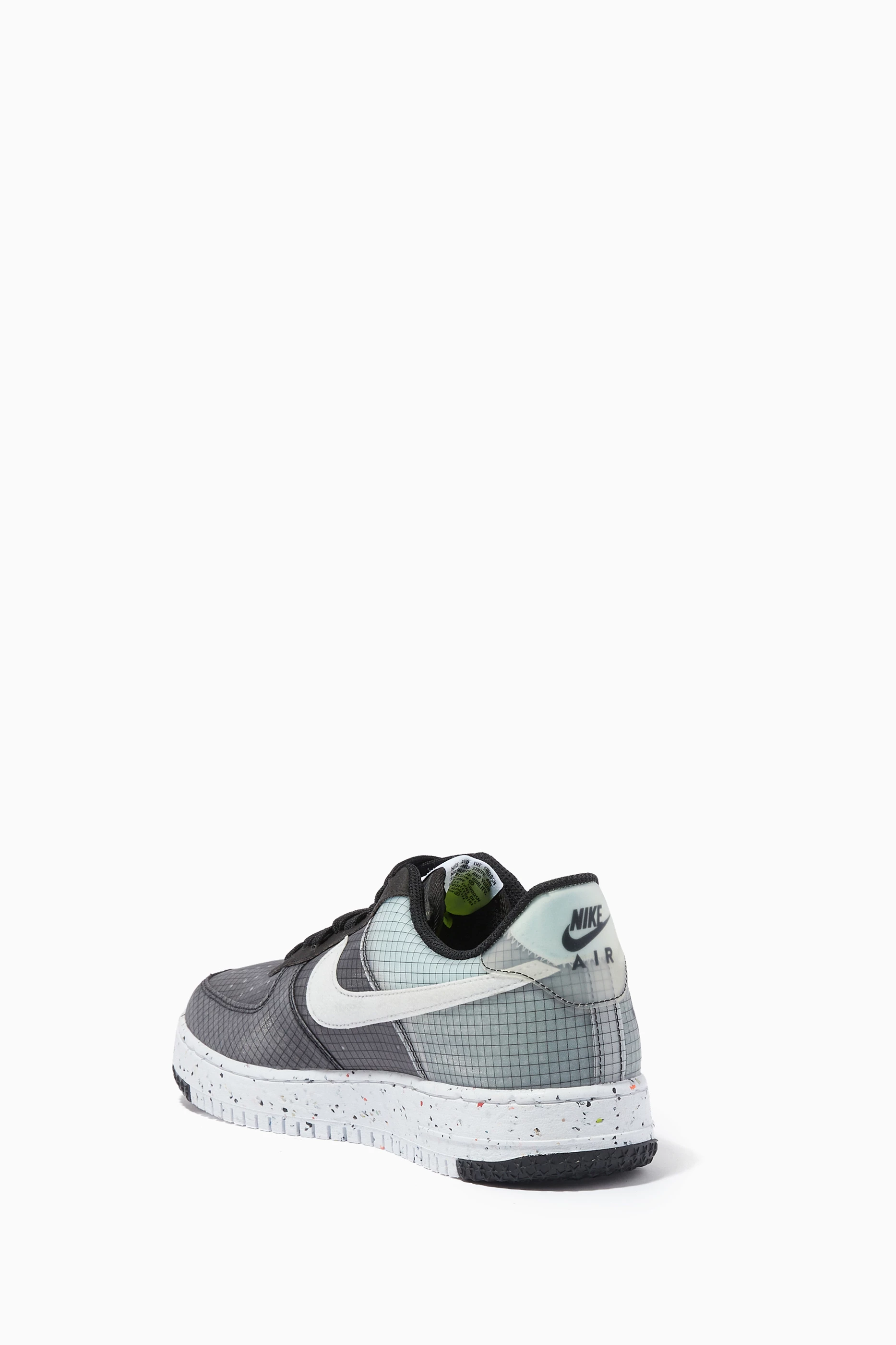 Buy Nike Black Air Force Crater M2Z2 Sneakers in Leather For Men