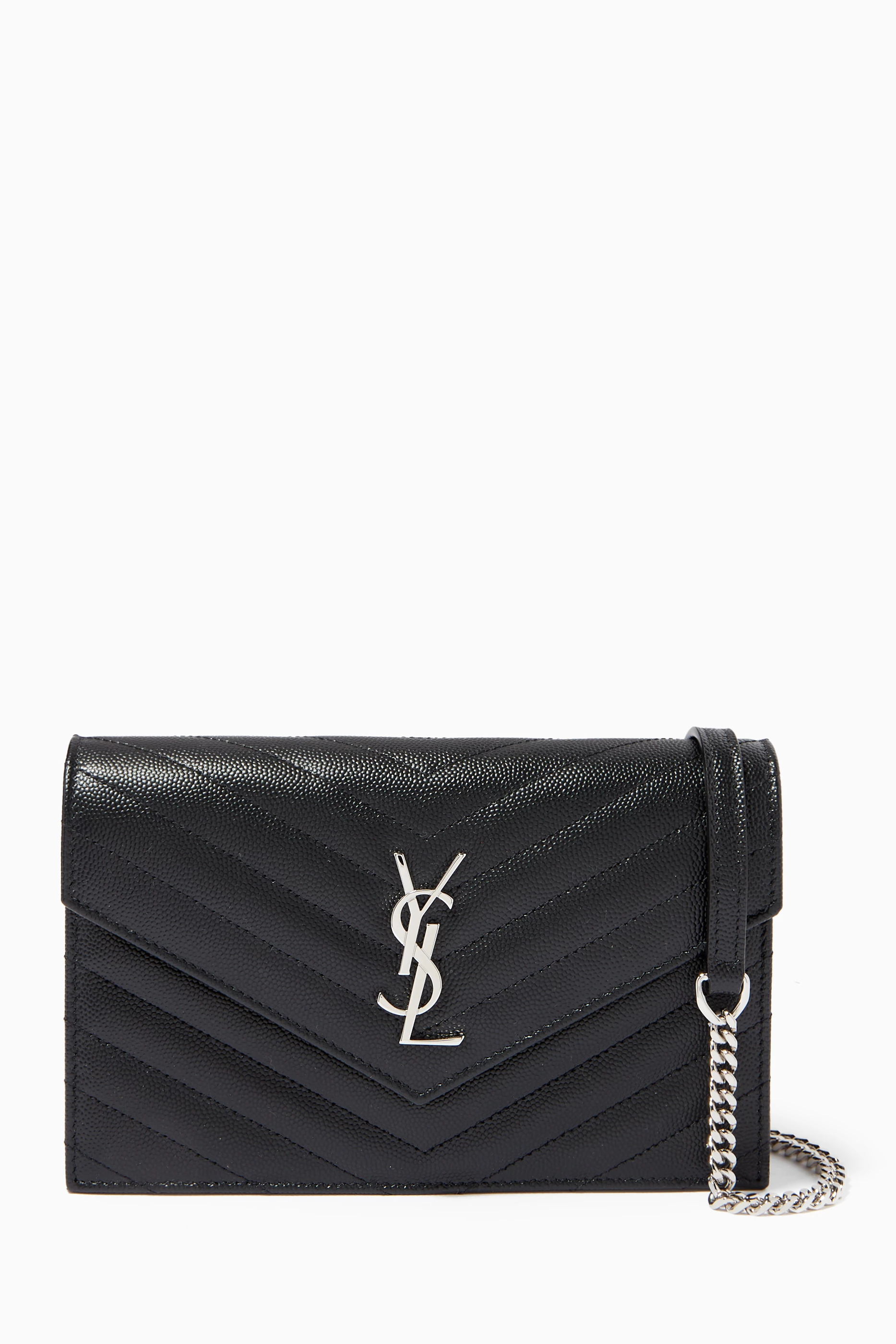 Envelope chain wallet ysl shop