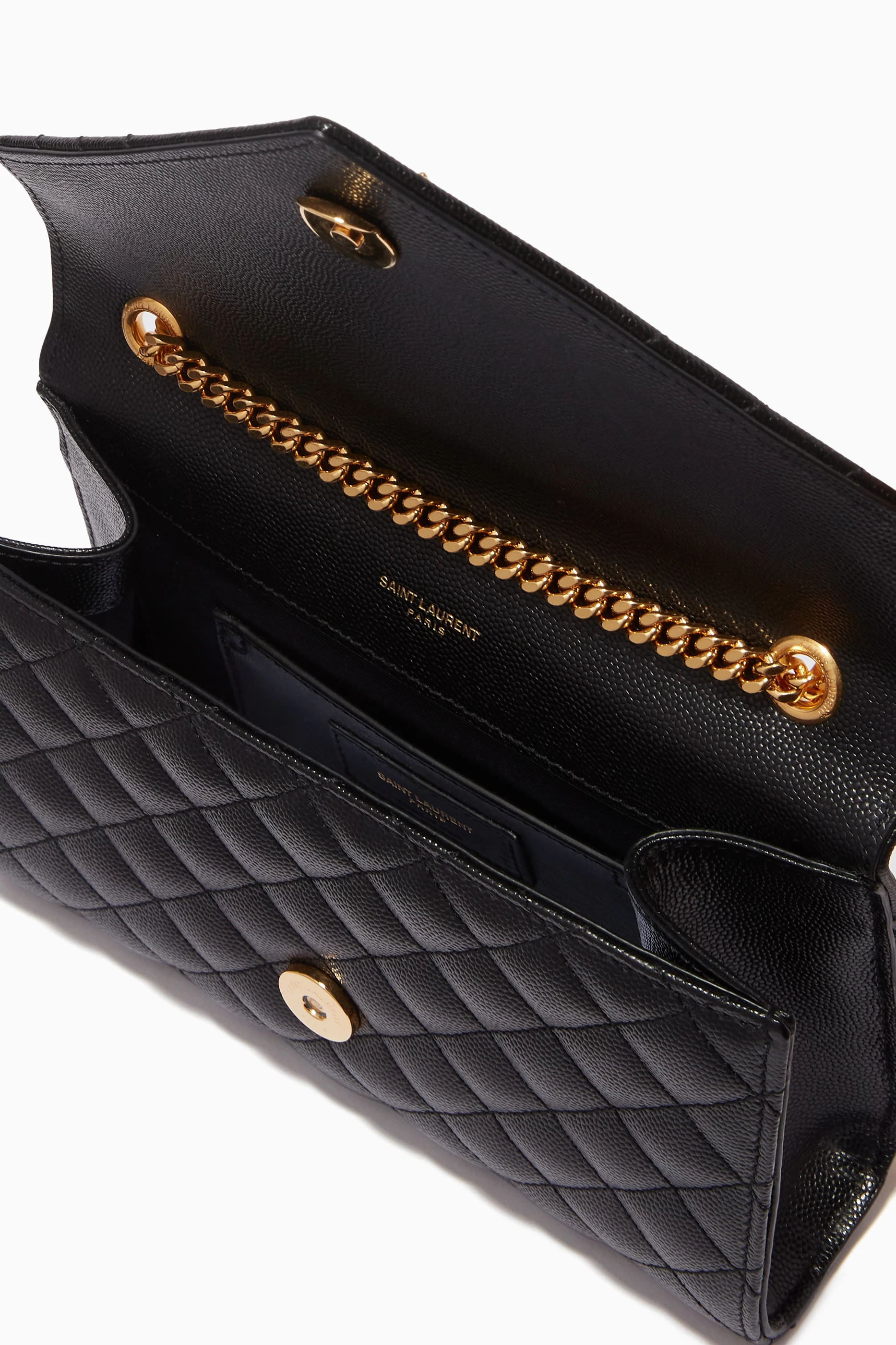 Monogram ysl envelope small chain shoulder bag on sale