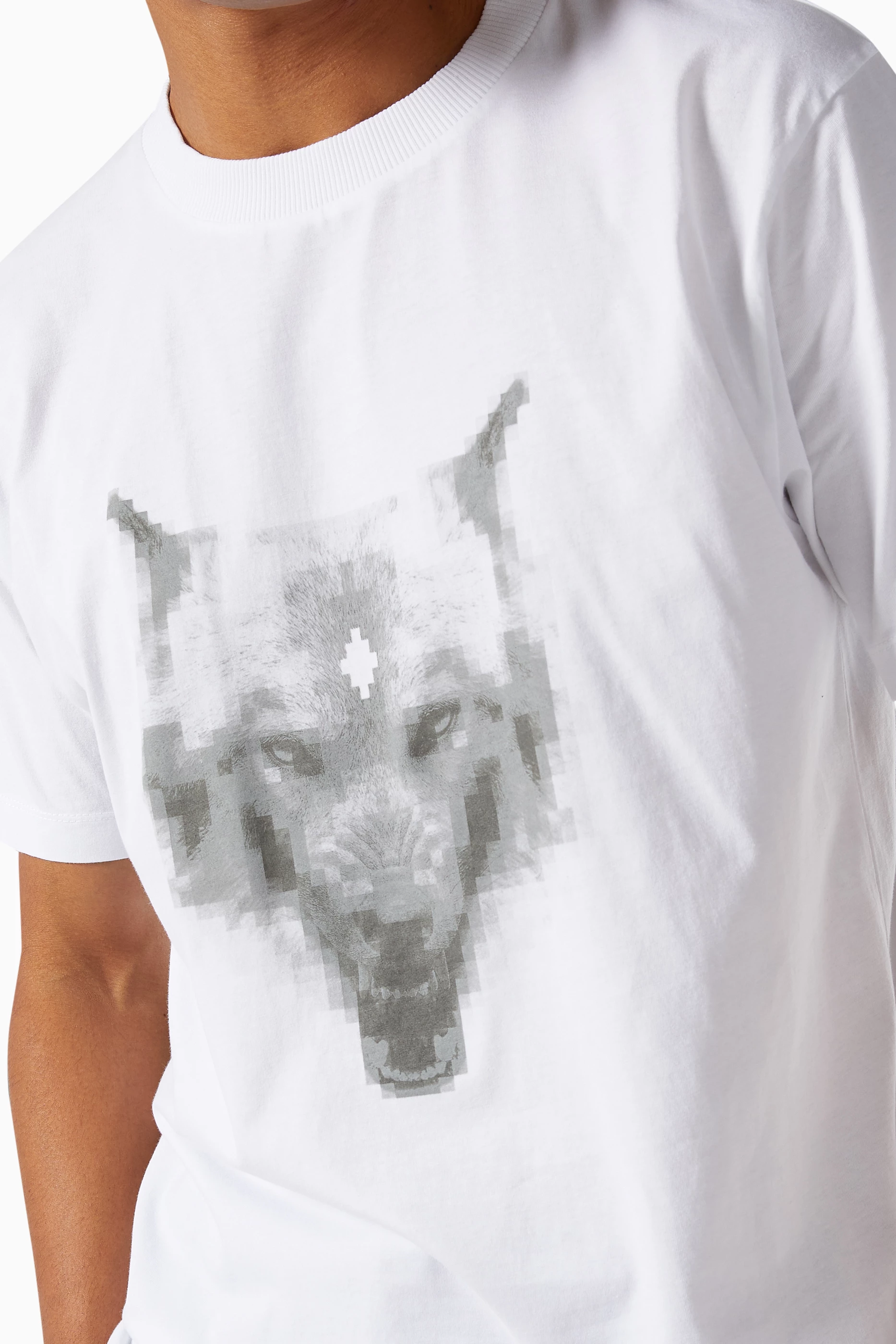 Marcelo burlon wolf t shirt shop