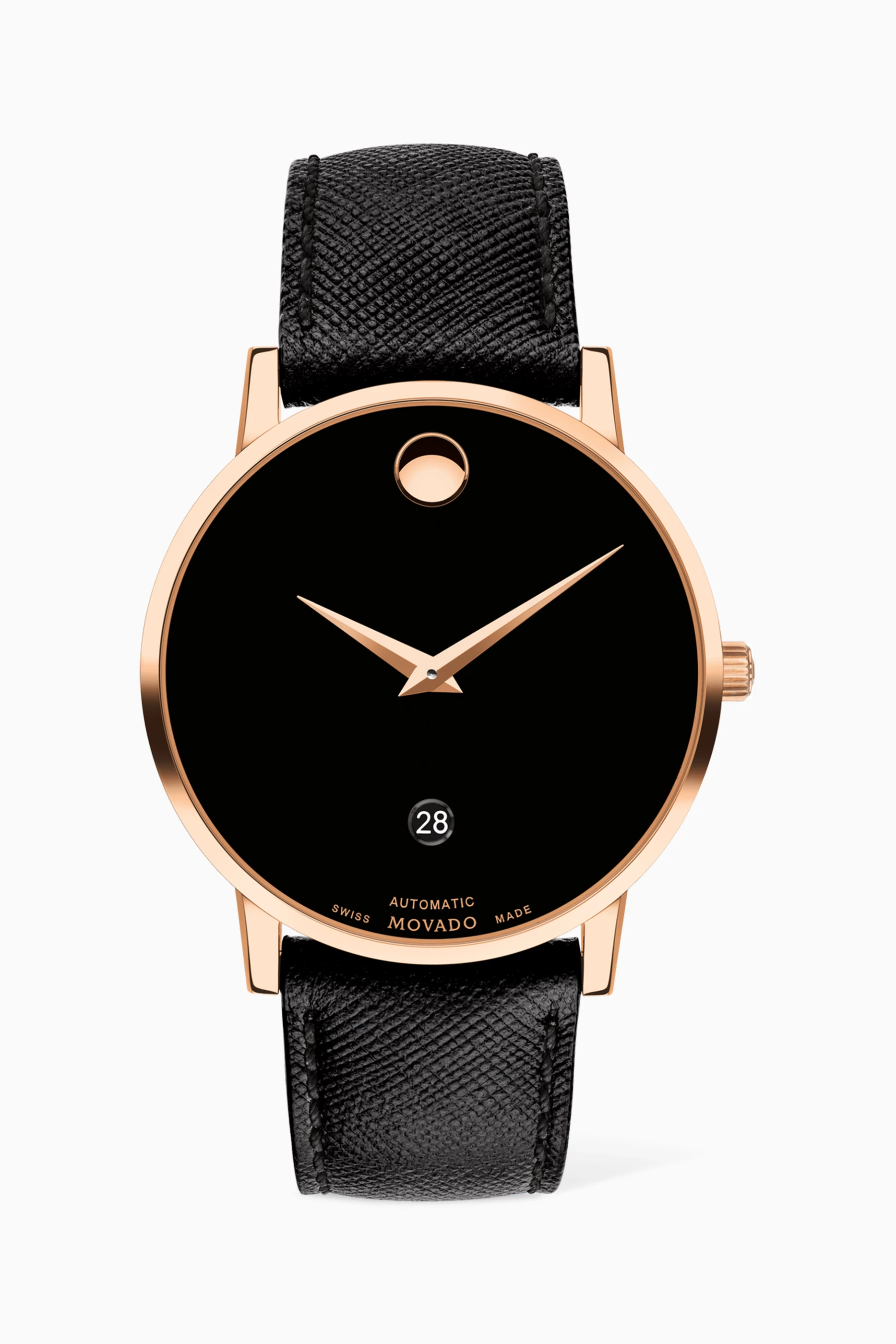 Buy Movado Rose Gold Museum Classic Automatic Watch, 40mm For Men