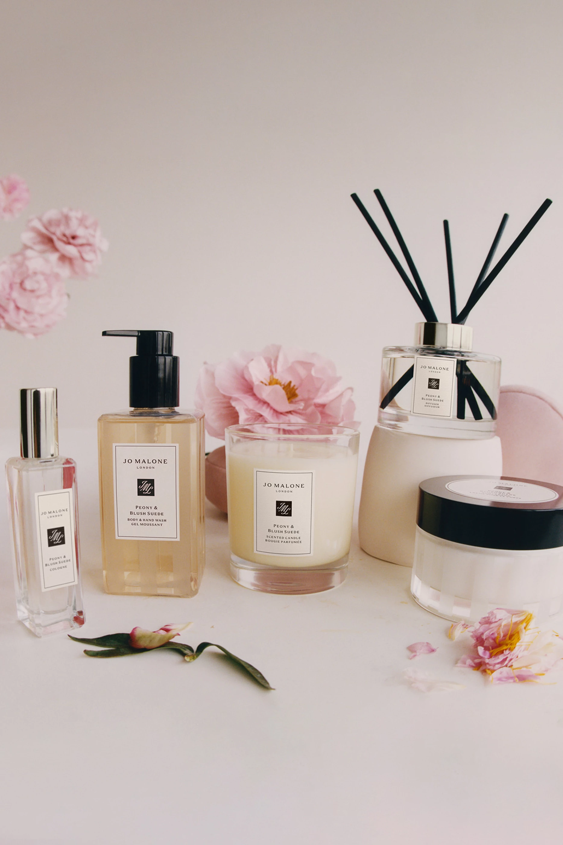 Buy Jo Malone London Peony & Blush Suede Home Candle, 200g For