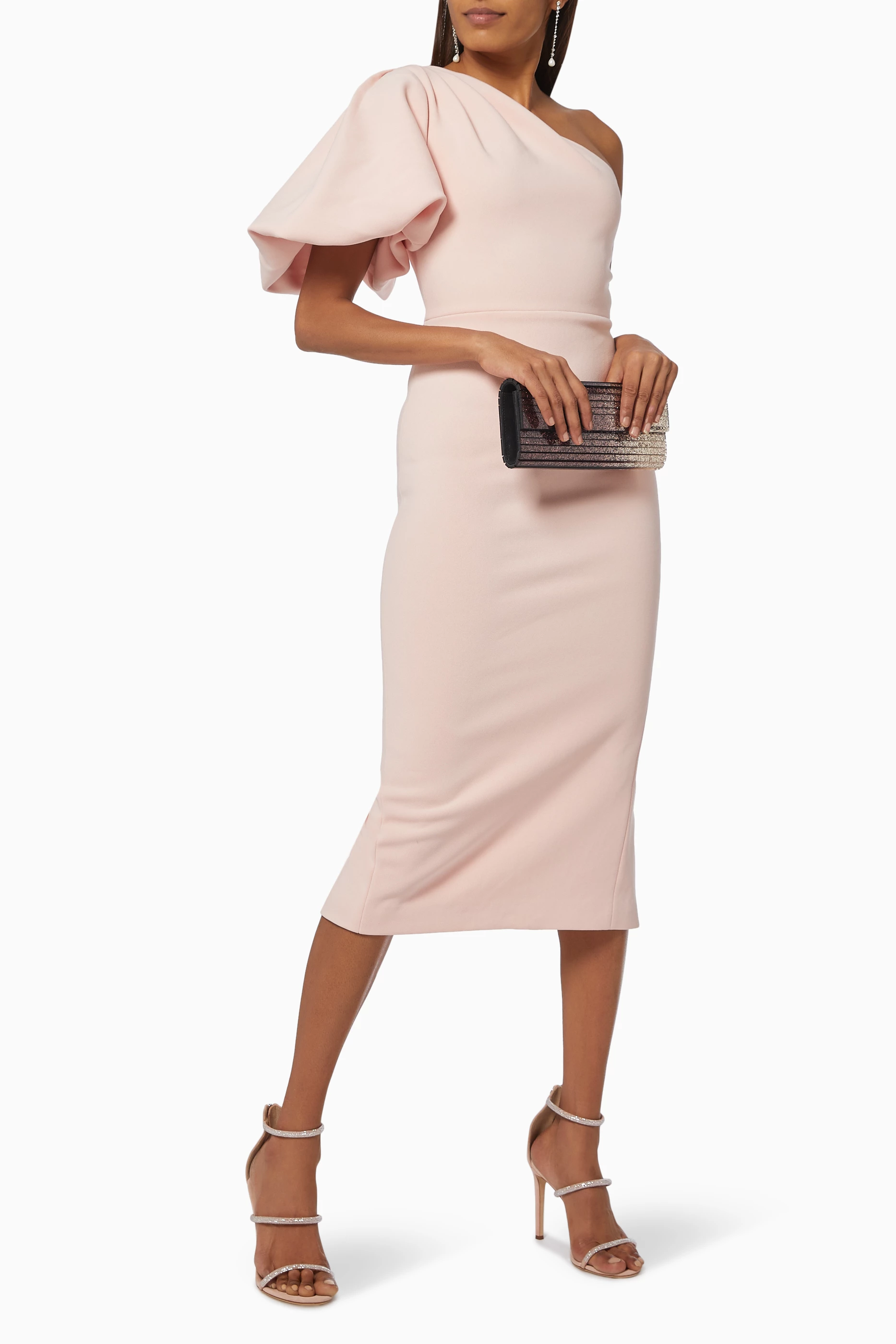 Buy Mossman Pink The Lost Found Dress For Women Online Ounass UAE