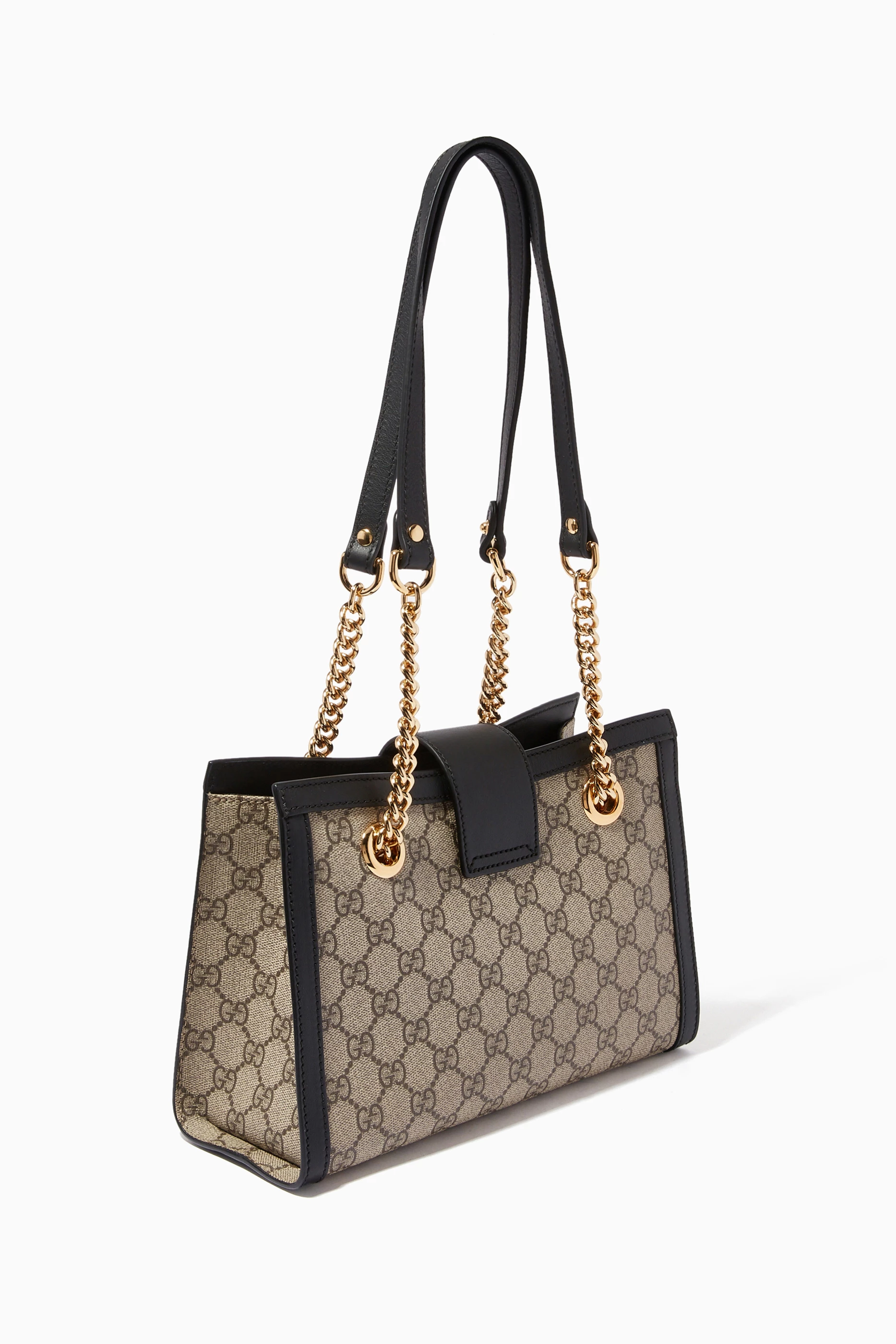 Buy Gucci Black Small Padlock Shoulder Bag in GG Supreme Canvas For Women Online Ounass UAE