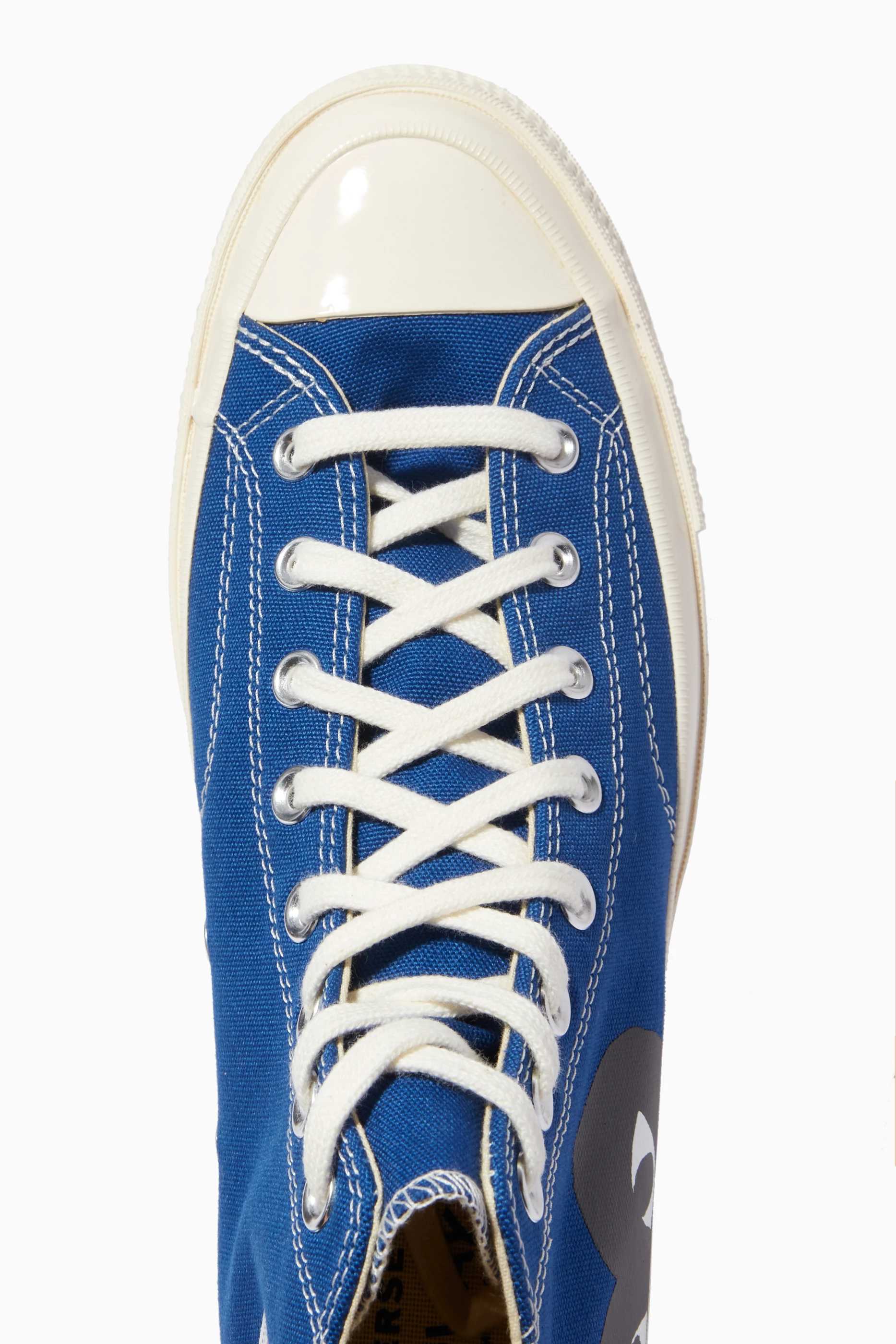 Buy Comme des Garcons PLAY Blue x Converse Chuck 70 High Top Sneakers in Canvas For Men Online Ounass UAE