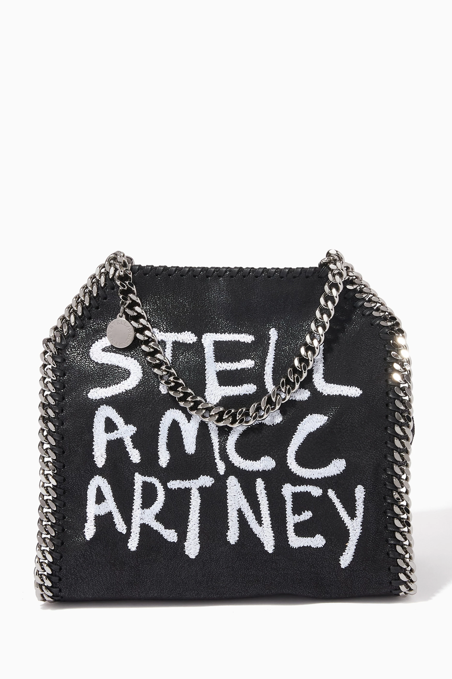 Buy Stella McCartney Black x Ed Curtis Mini Falabella Tote