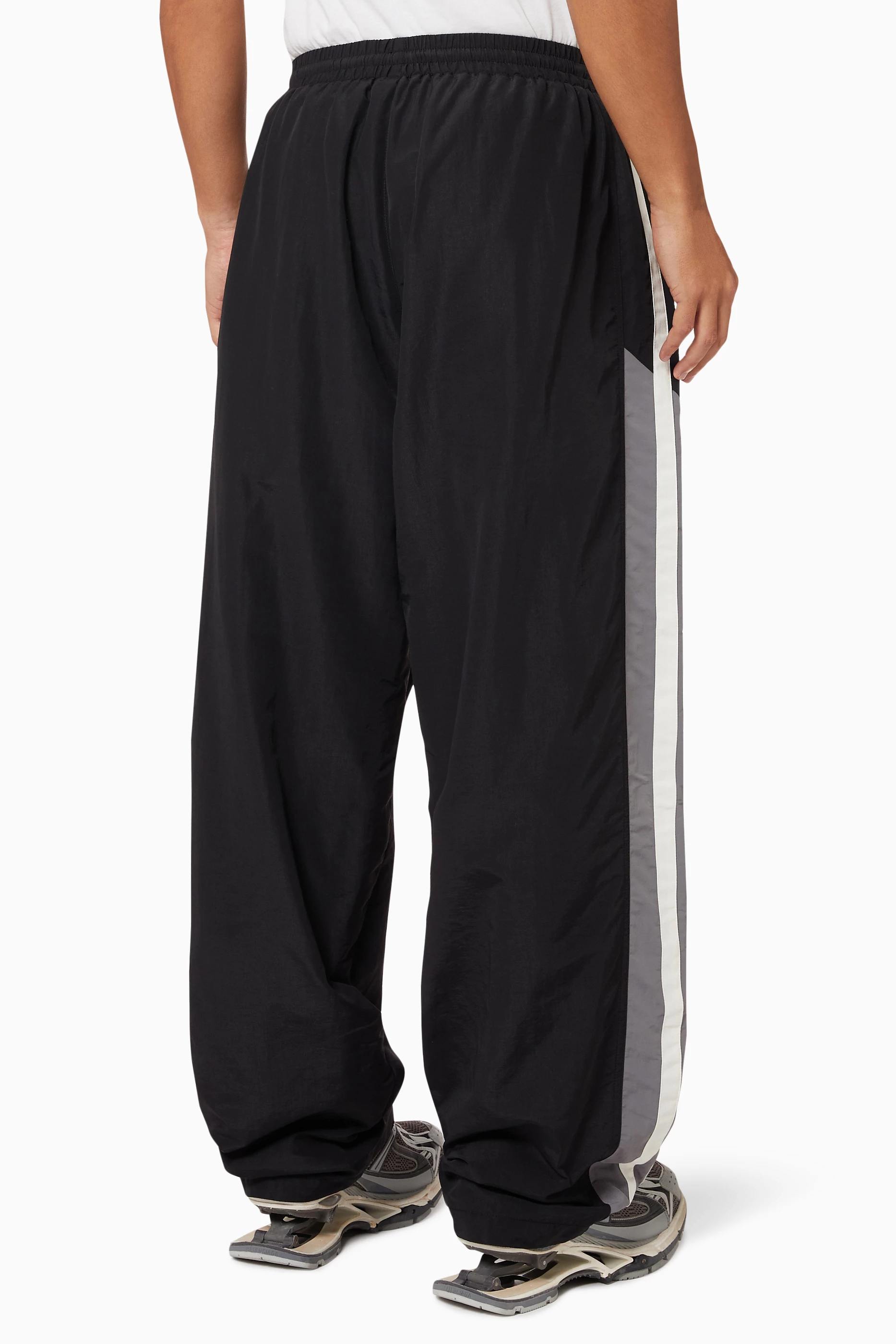Buy Balenciaga Black Sporty B Tracksuit Pants in Nylon For Men Online Ounass UAE