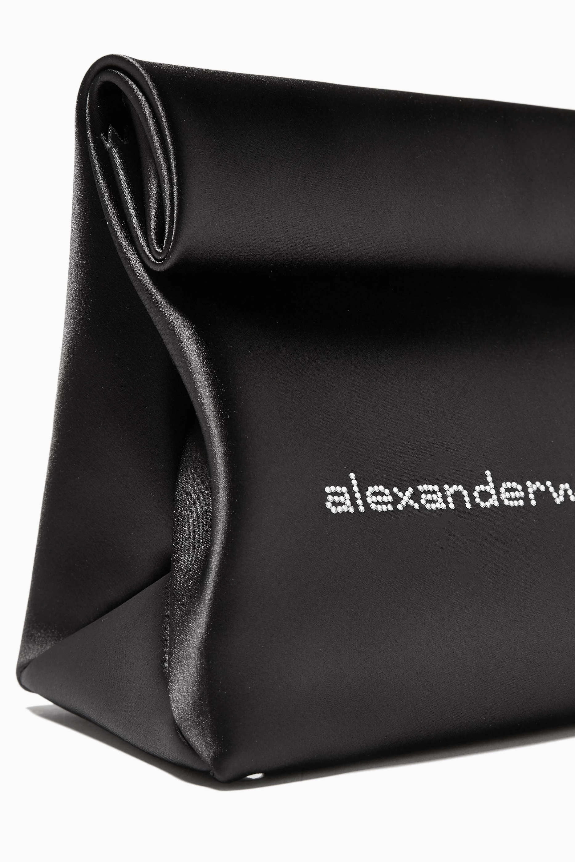 Alexander wang satin lunch bag clutch new arrivals