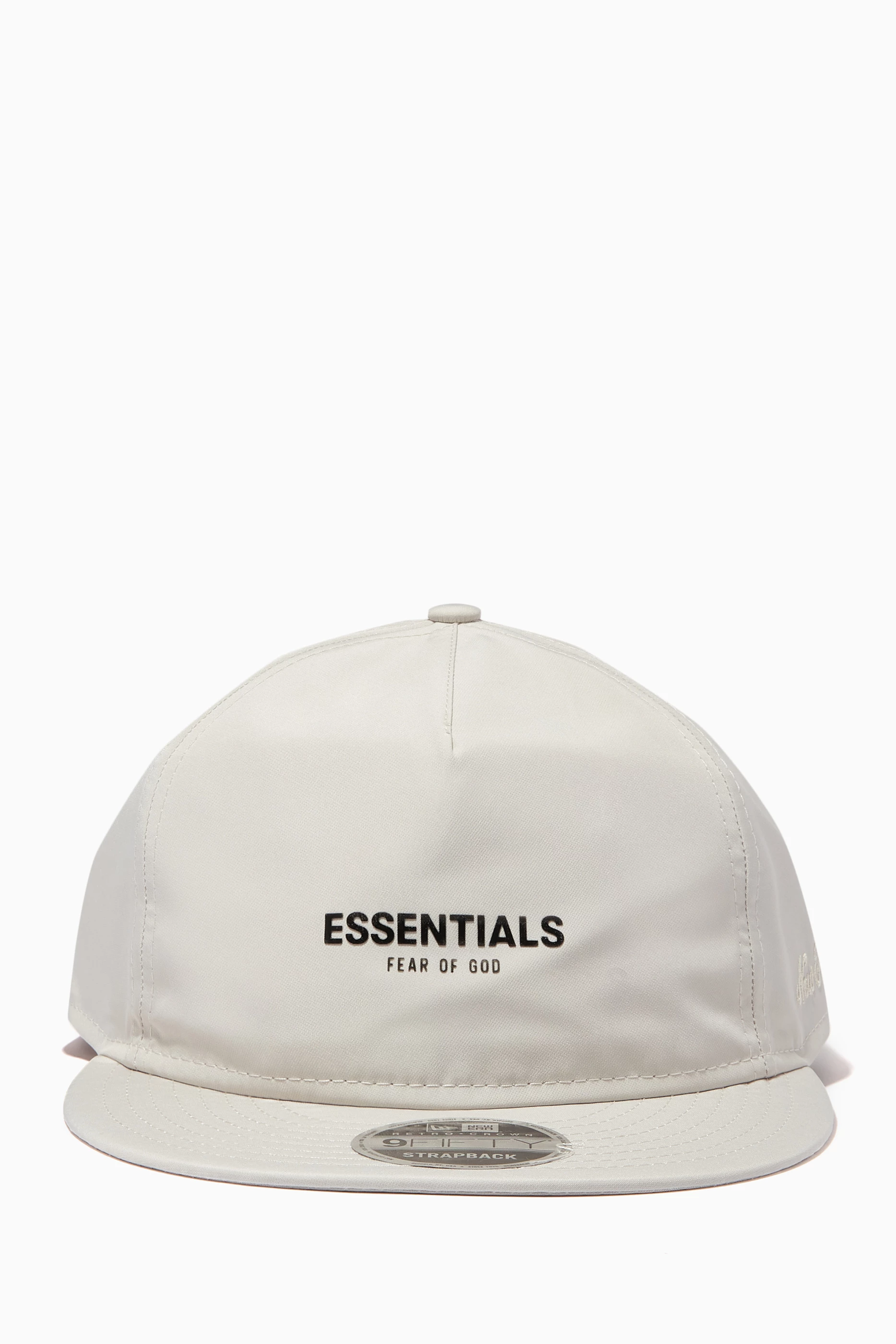 Buy Fear of God Essentials Grey x New Era 9FIFTY Strapback Cap For