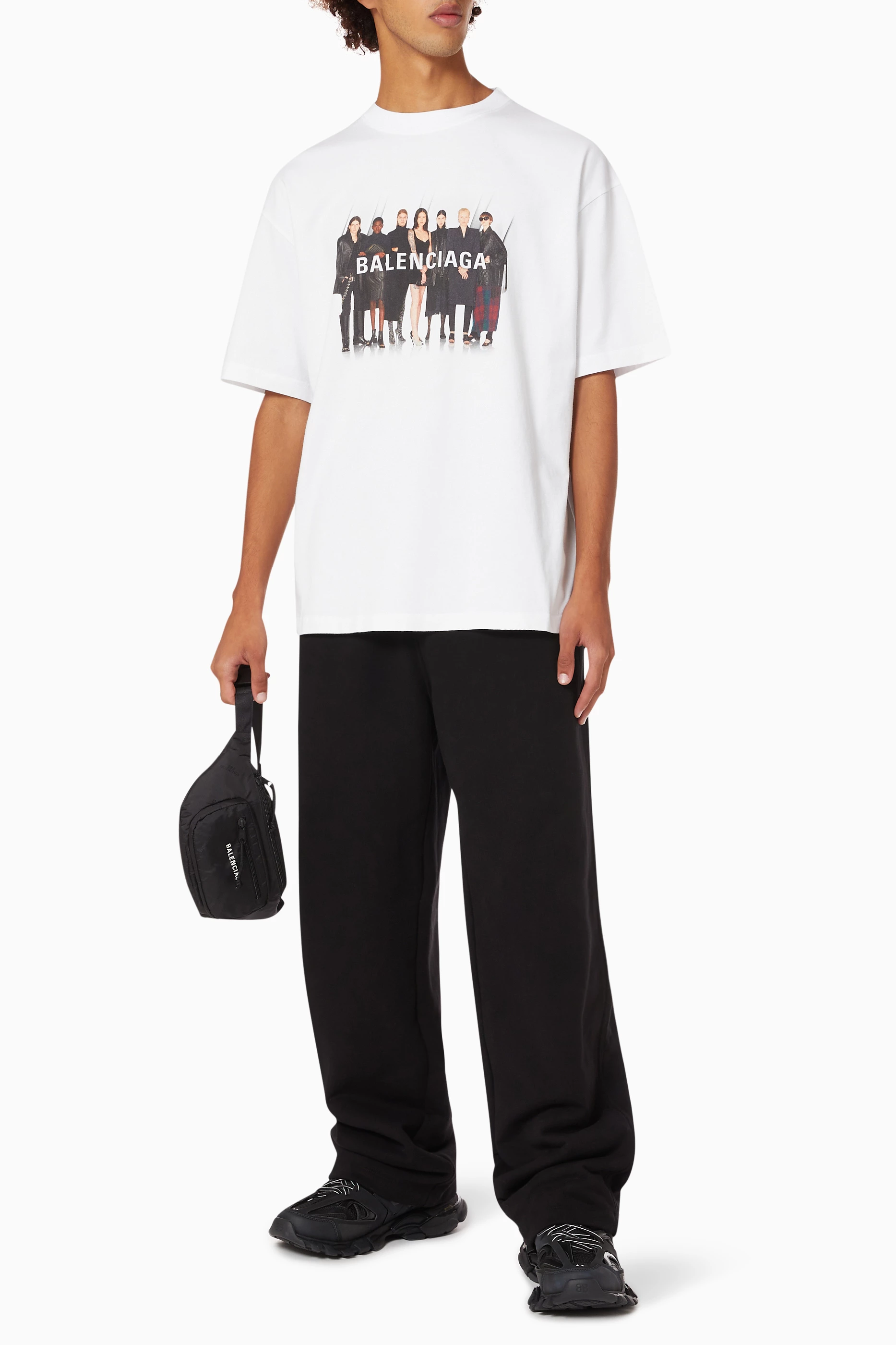 Buy Balenciaga White Real Balenciaga Medium Fit T-shirt in