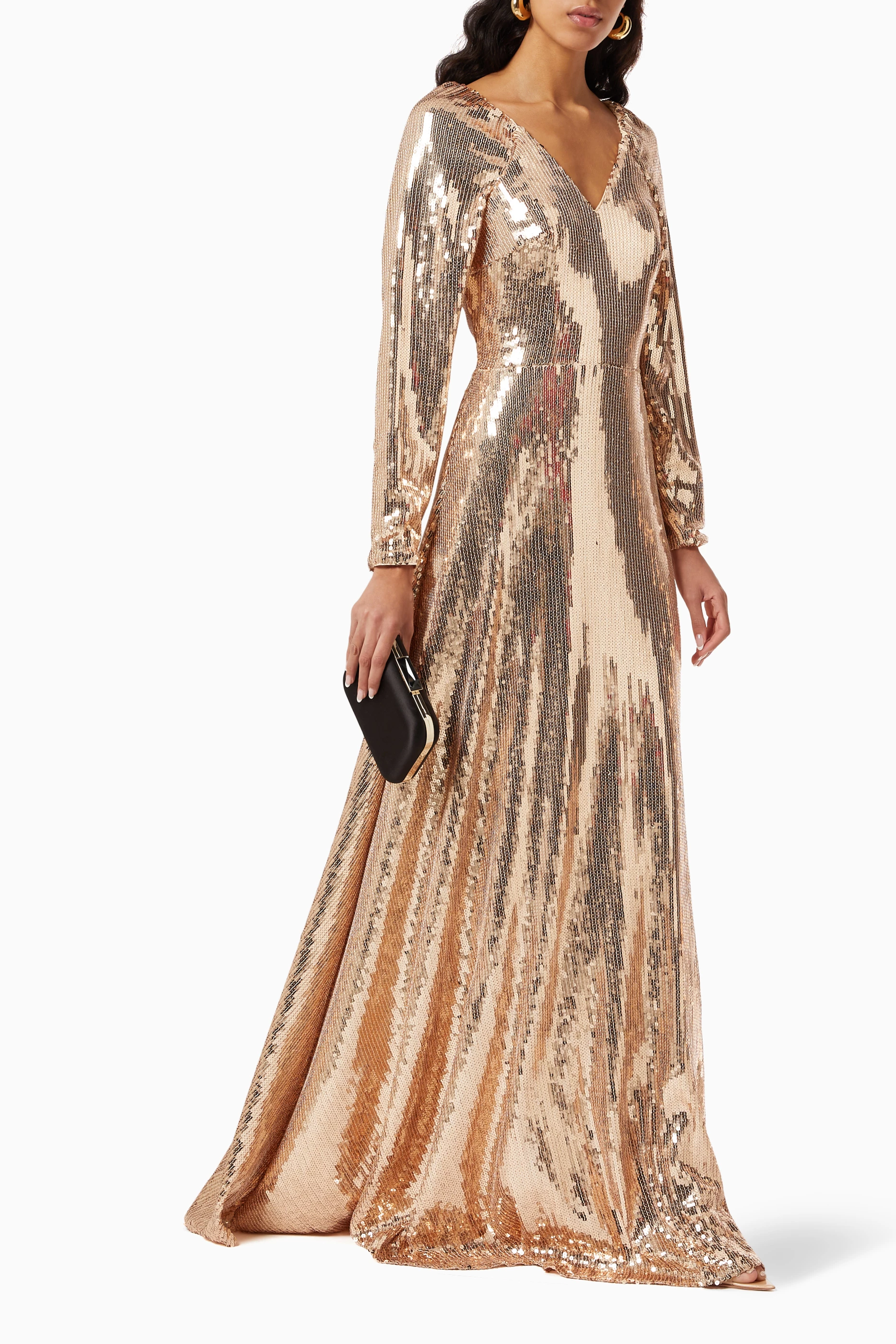 Loose gold dress sale